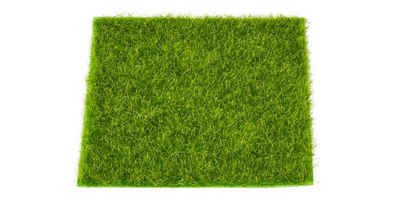 HobbyFun Bastelnaturmaterial Gras-Matte, 14 cm x 14 cm
