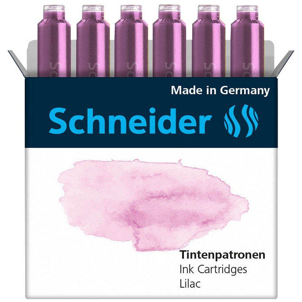Schneider Schneider Pastell Tintenpatronen für Füller Lilac 6 St. Tintenpatrone