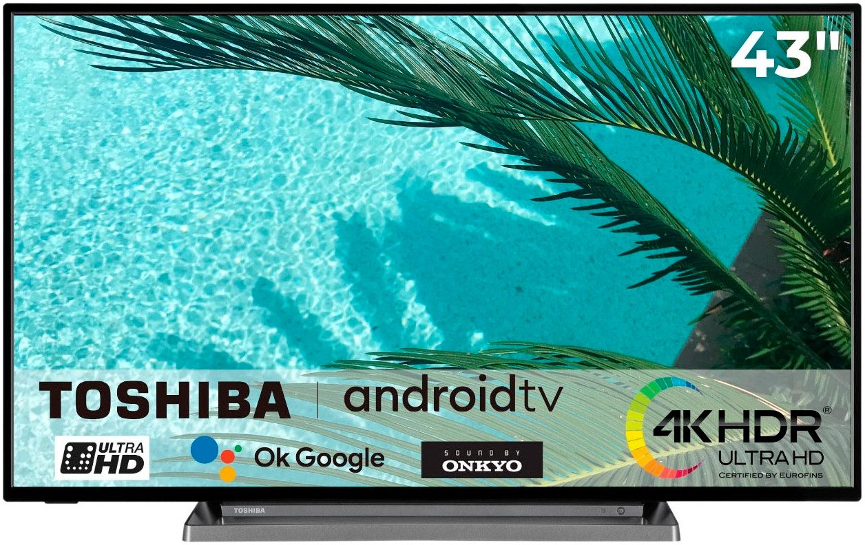 Toshiba 43UA3D63DG LED-Fernseher (108 cm/43 Zoll, 4K Ultra HD, Android TV)
