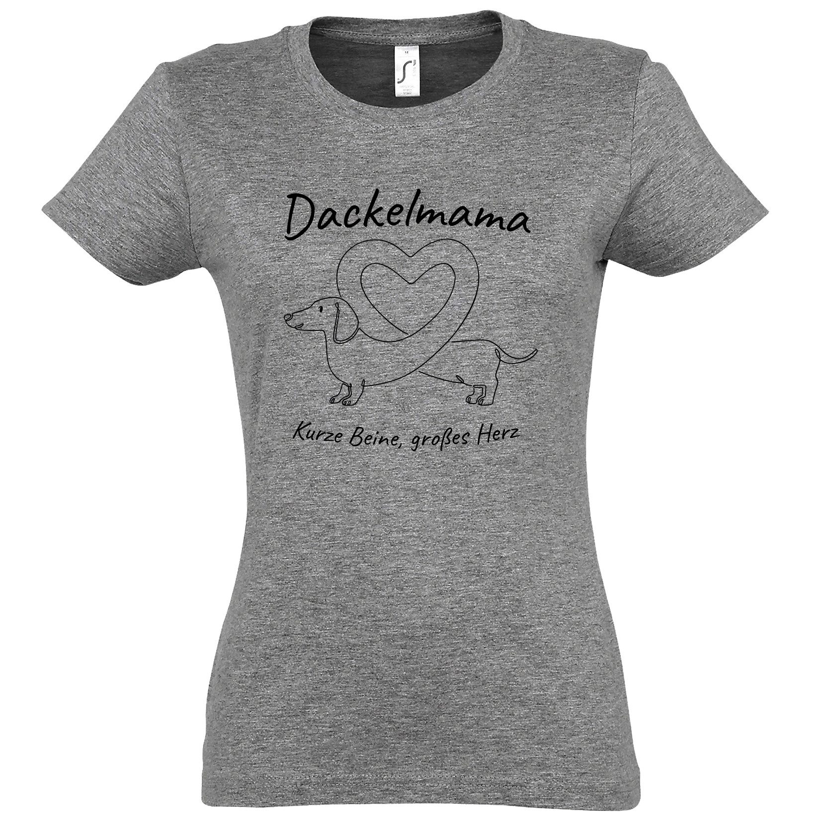 Print-Shirt Dackelmama Damen T-Shirt