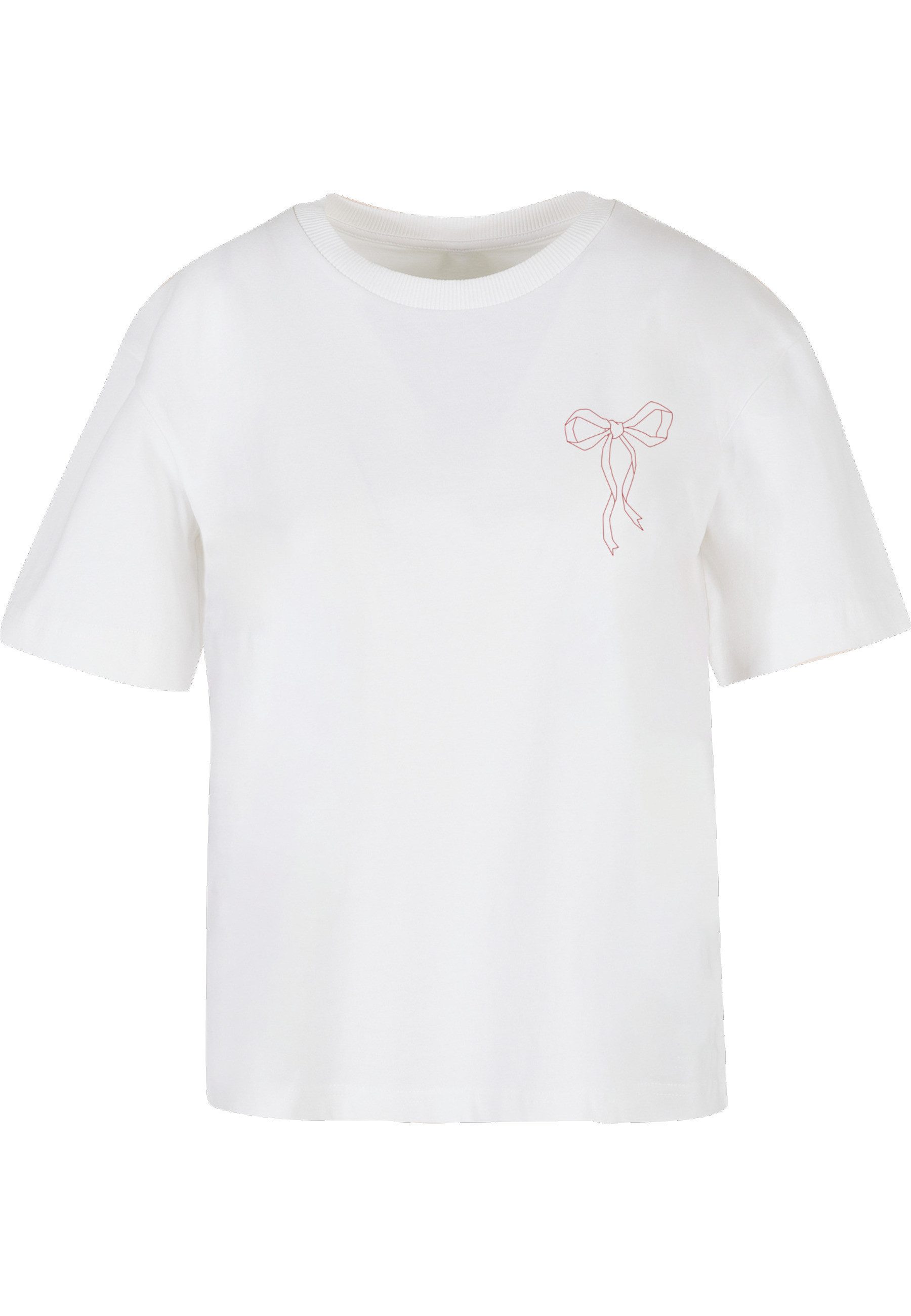Miss Tee T-Shirt Miss Tee Bow Oneliner Tee (1-tlg)
