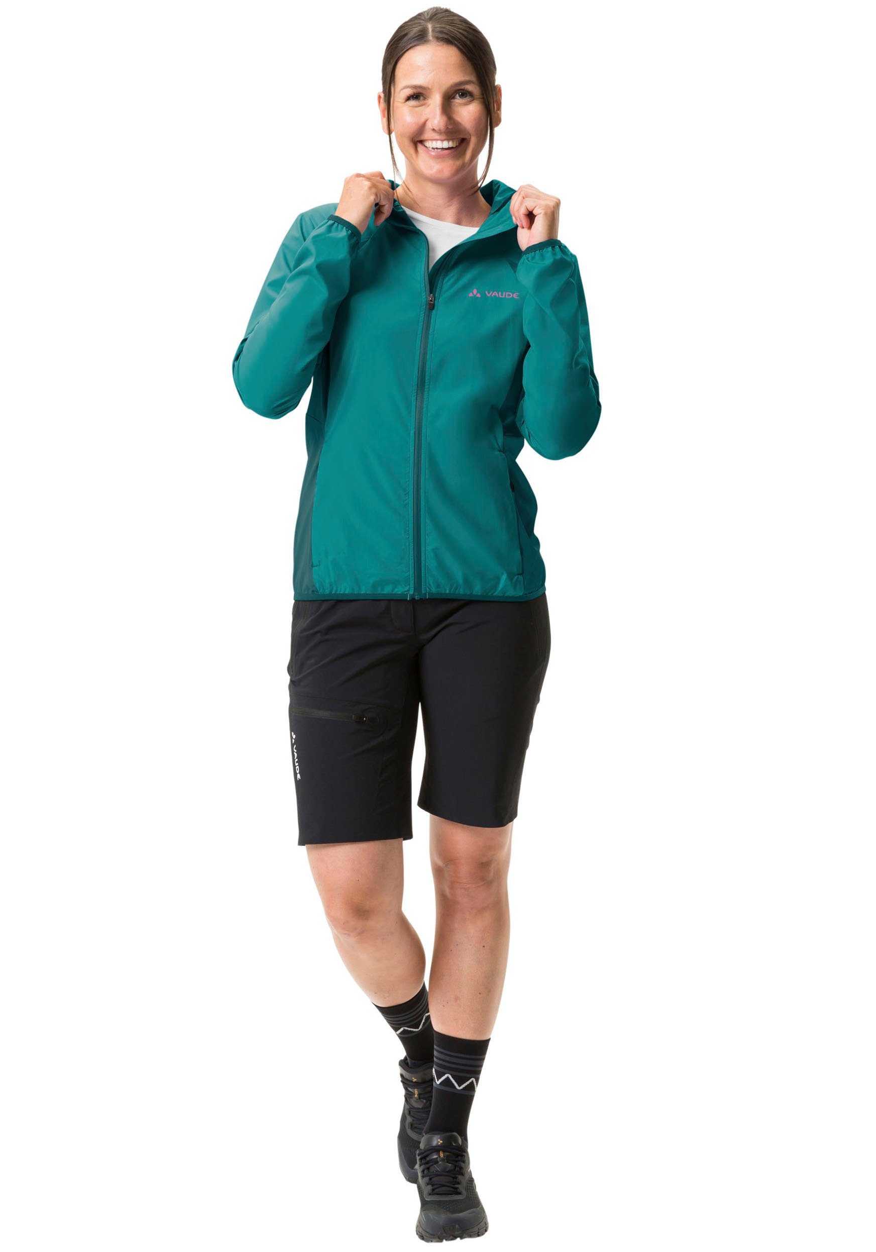 QIMSA Atmungsaktiv Funktionsjacke JACKET & Winddicht WOMEN'S & AIR Wasserabweisend VAUDE (1-St)