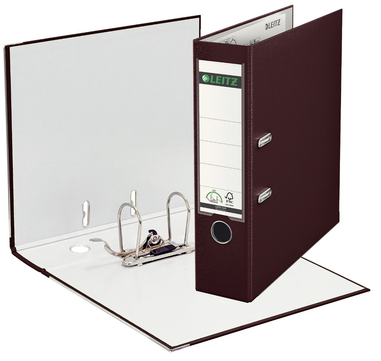 LEITZ Aktenordner Qualitäts-Ordner Plastik 180° A4 breit 80mm 1010-50-75