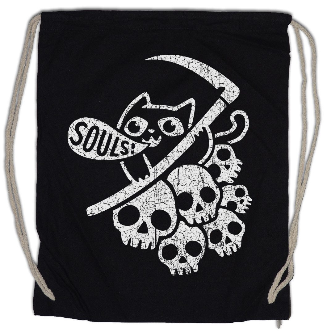 Turnbeutel Cat Reaper I Turnbeutel Cats Reaper Schnitter Sensenmann Death Der Tod