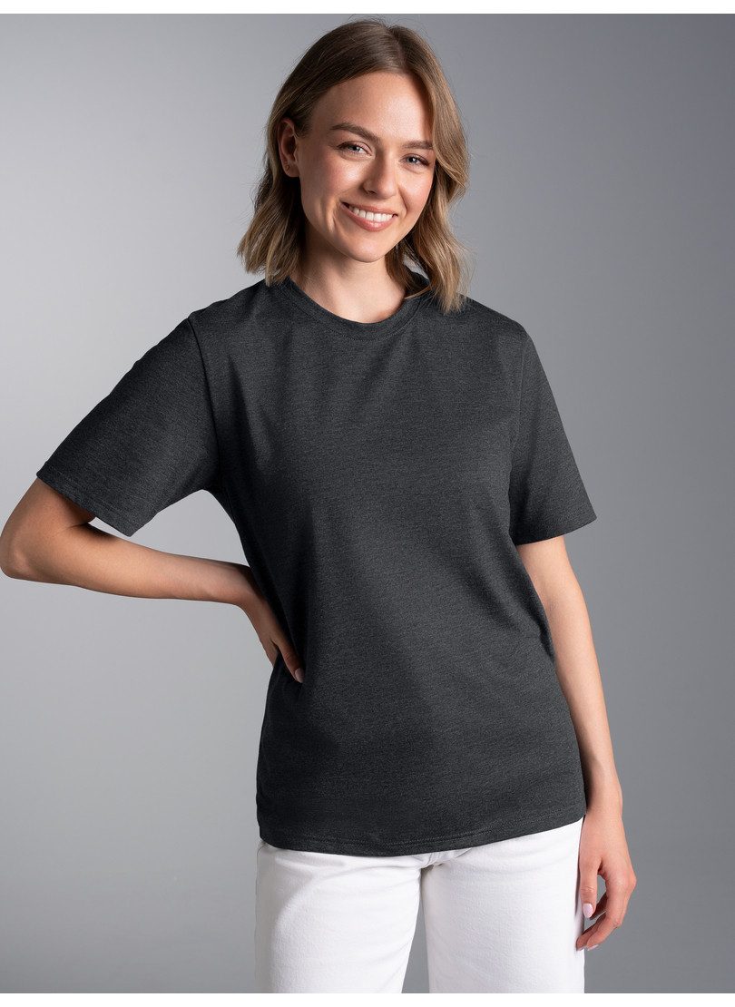 Trigema T-Shirt TRIGEMA T-Shirt DELUXE Baumwolle (1-tlg)