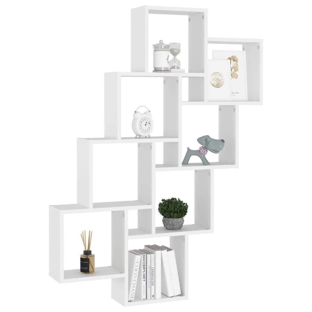 vidaXL Regal Würfelregal Weiß 90x15x119 cm günstig online kaufen
