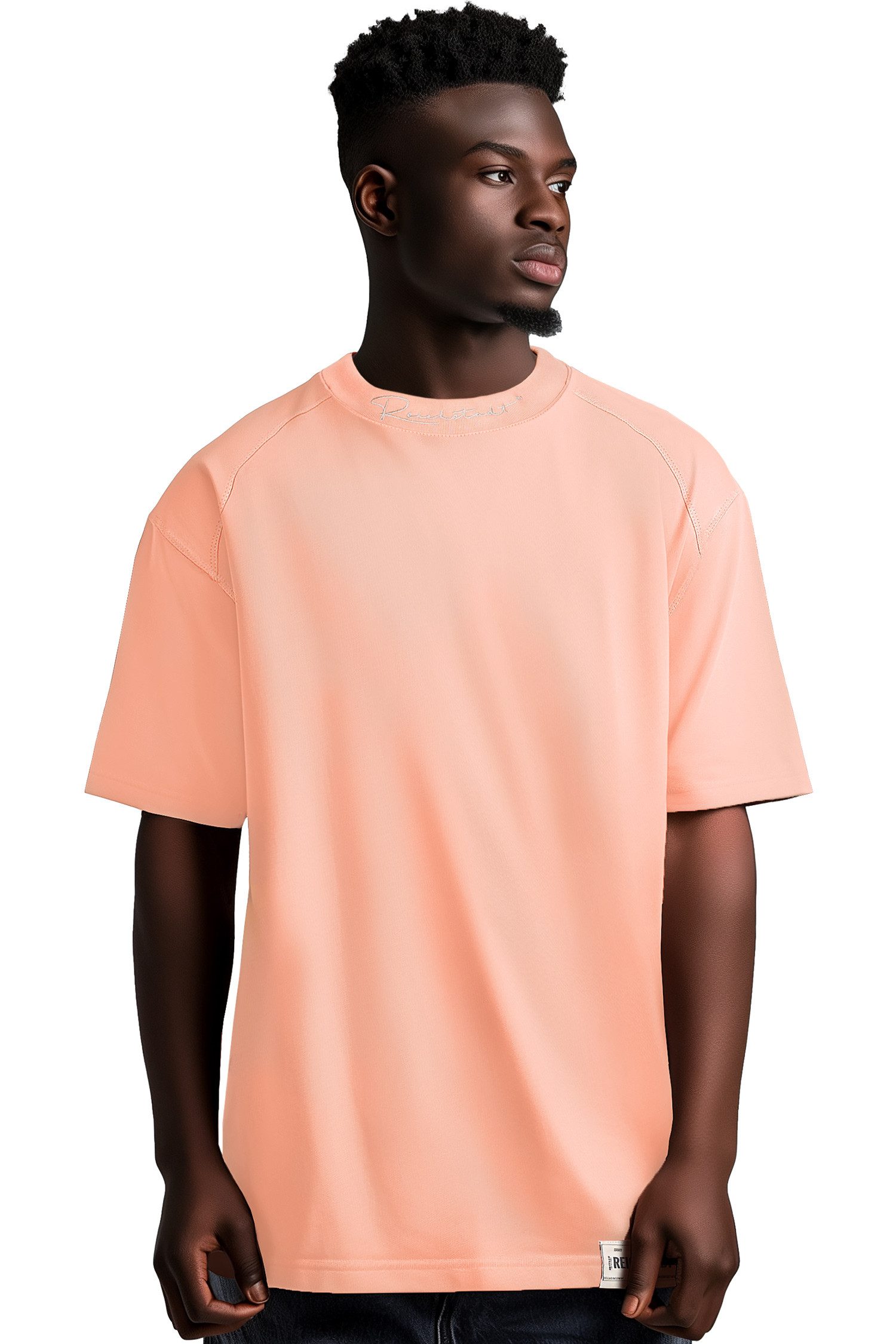 Reichstadt Oversize-Shirt Casual Kurzarm T-shirt 23RS041 günstig online kaufen