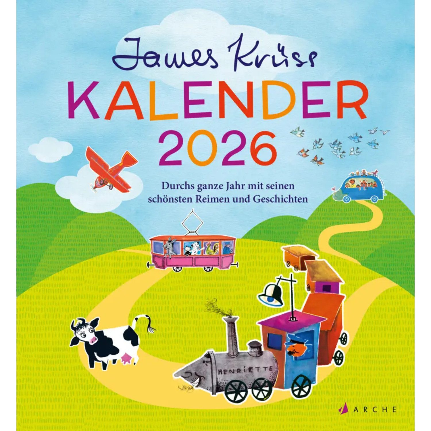 arche Wandkalender James Krüss Kalender 2026