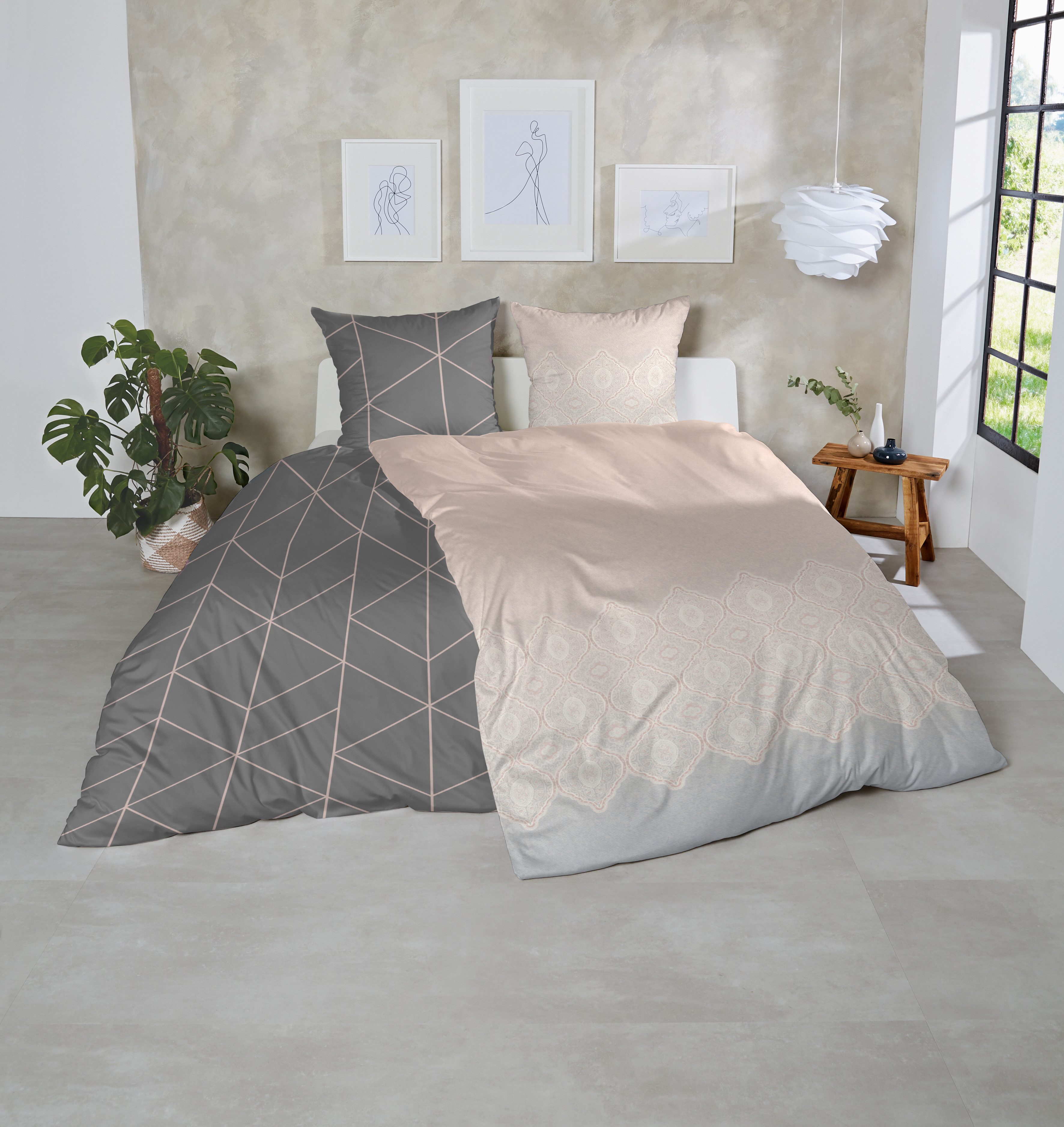 Primera Bettwäsche Feinbiber-Bettwäsche, Mako-Satin, 1 teilig, günstig online kaufen