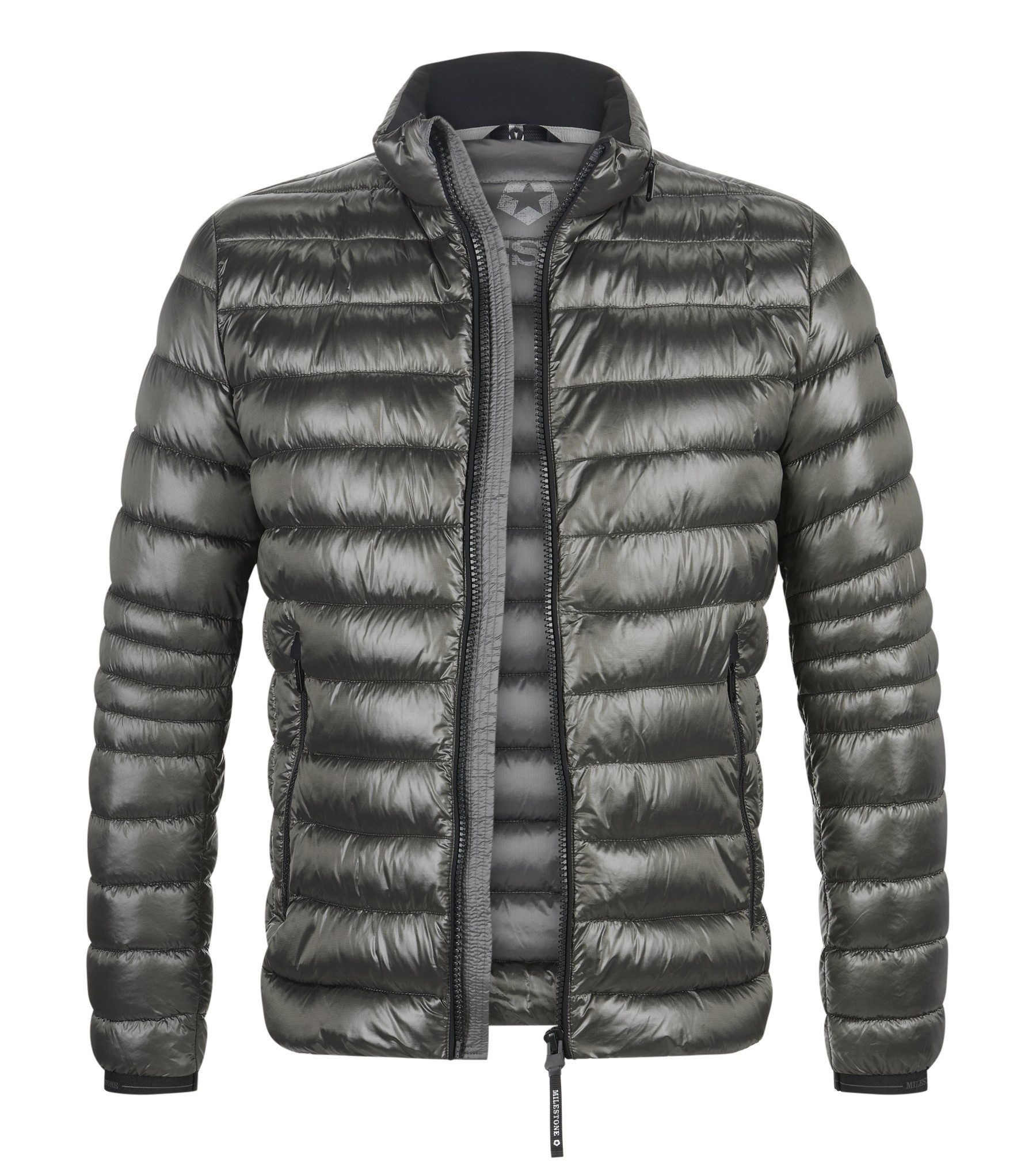 Milestone Steppjacke High-Shine Oberstoff mit wasserabweisender günstig online kaufen