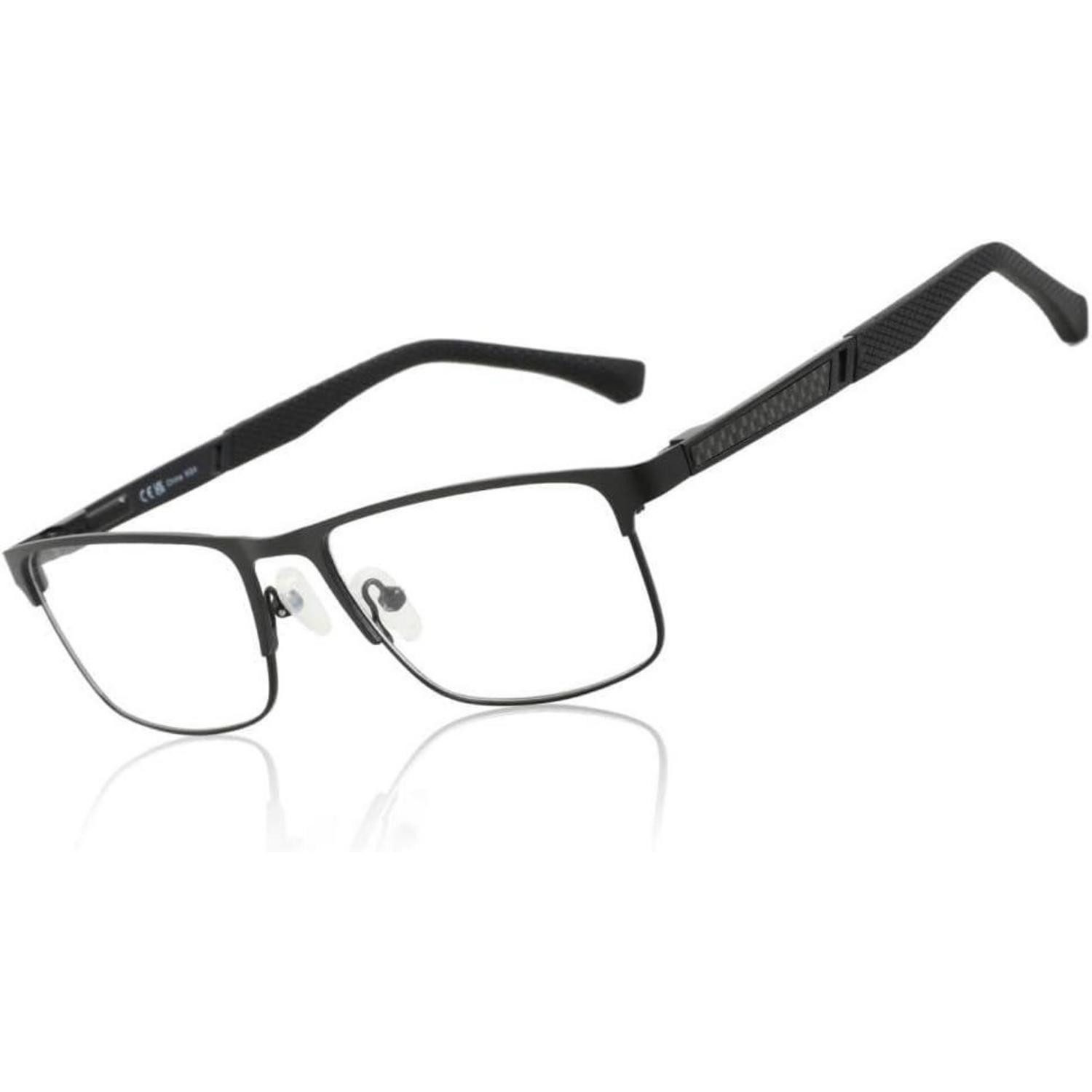 LuxusKollektion Wayfarer Lesebrille Herren Blaulichtfilter Metallgestell Sport-Computerbrille
