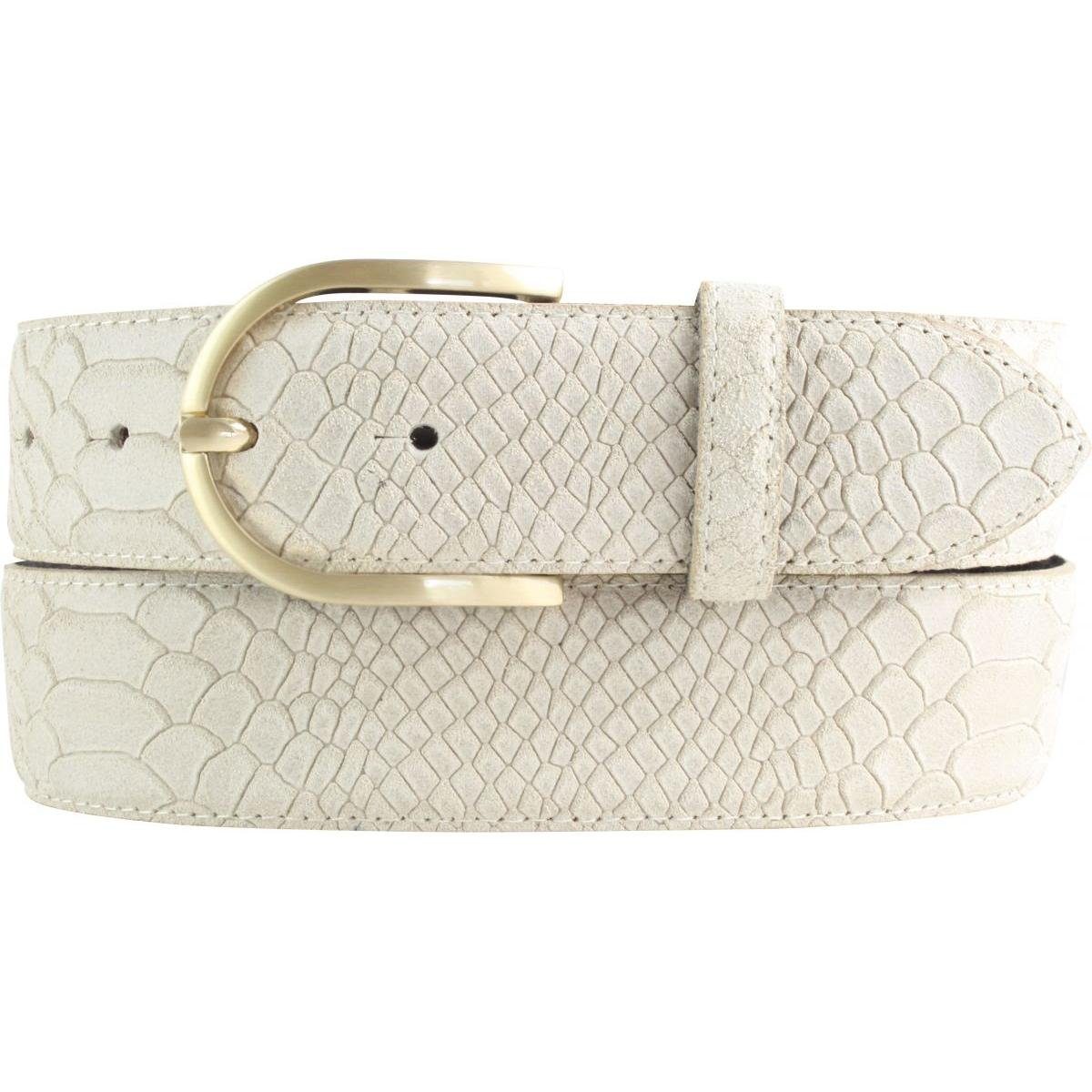 BELTINGER Ledergürtel Damen-Gürtel mit Pythonprägung 4 günstig online kaufen