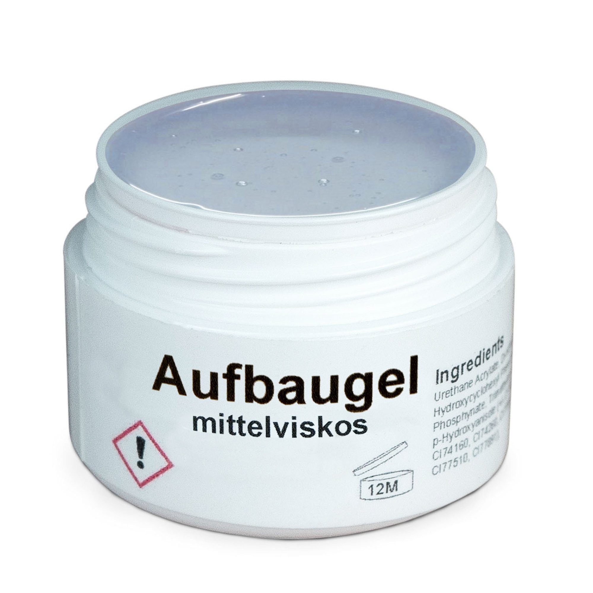 GS-Nails UV-Gel Aufbaugel Mittelviskos 50ml, Mit Gilbschutz