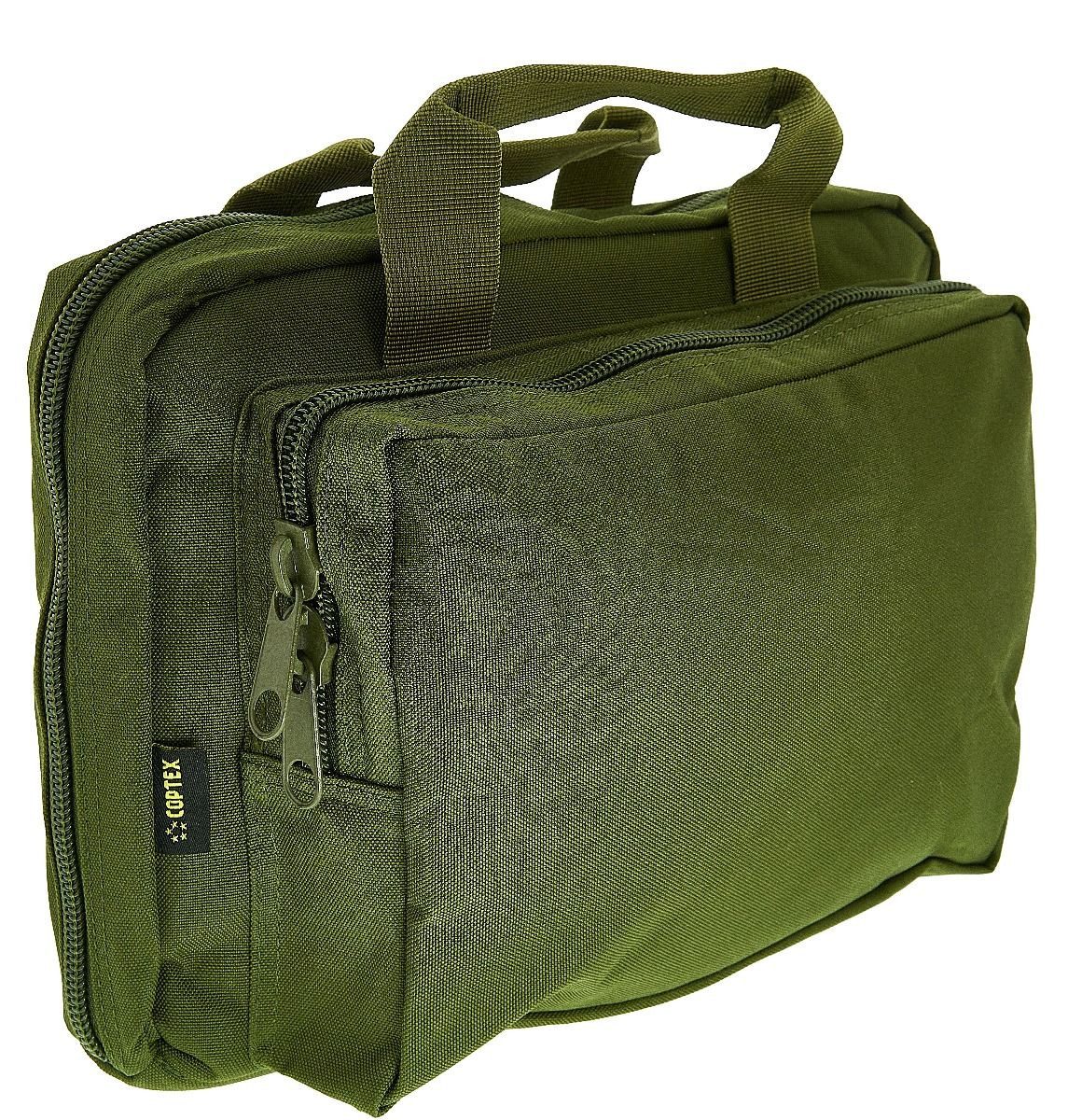 Coptex Rucksack COPTEX doppelte Pist.-/Freizeitasche grün, 32x24x7cm (1-tlg)