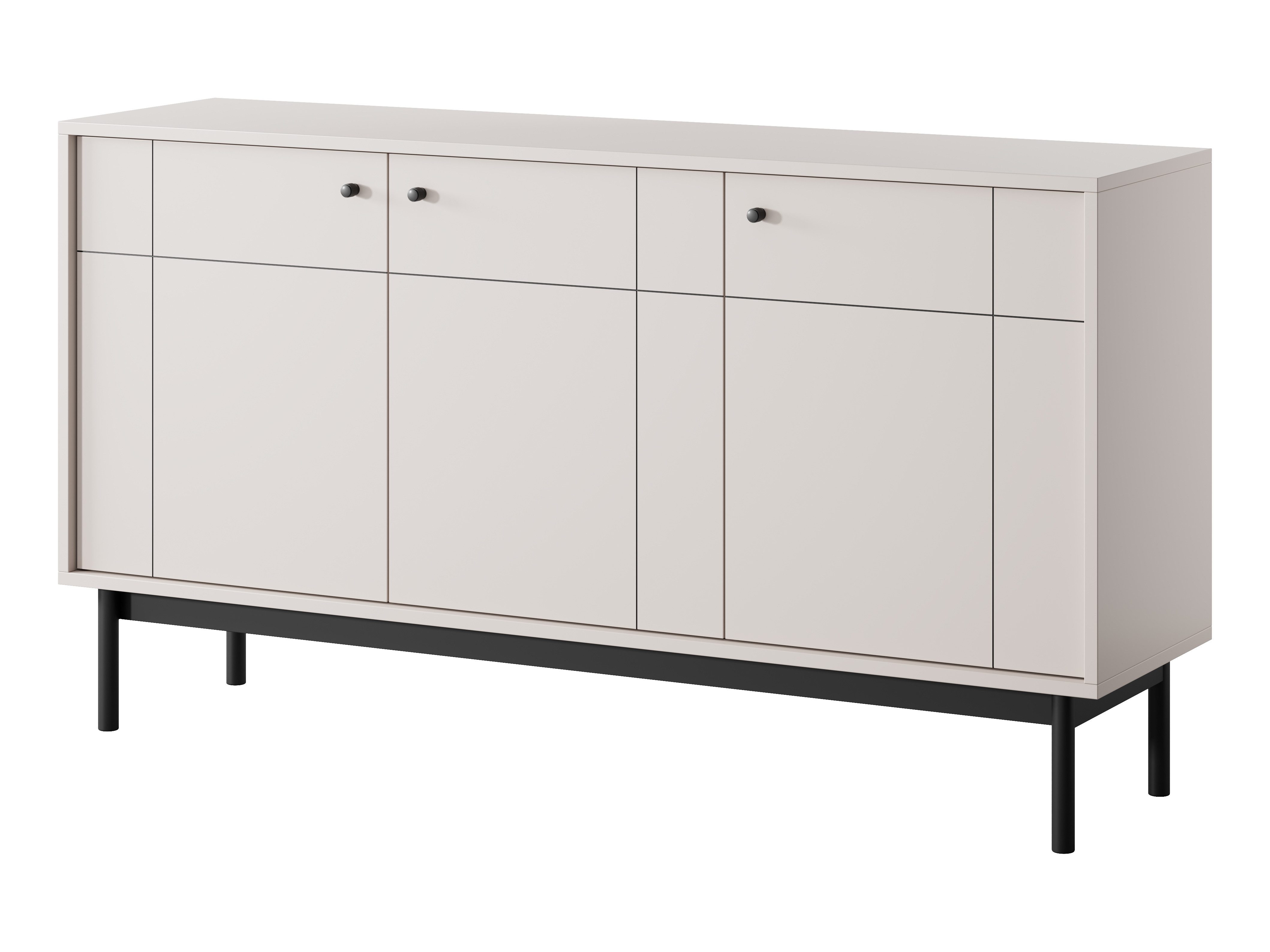 MOEBLO Kommode Ismene - K154 (Sideboard Wohnzimmer Kommode Schlafzimmer Komodenschrank Highboard), (BxHxT):154x84x39 cm