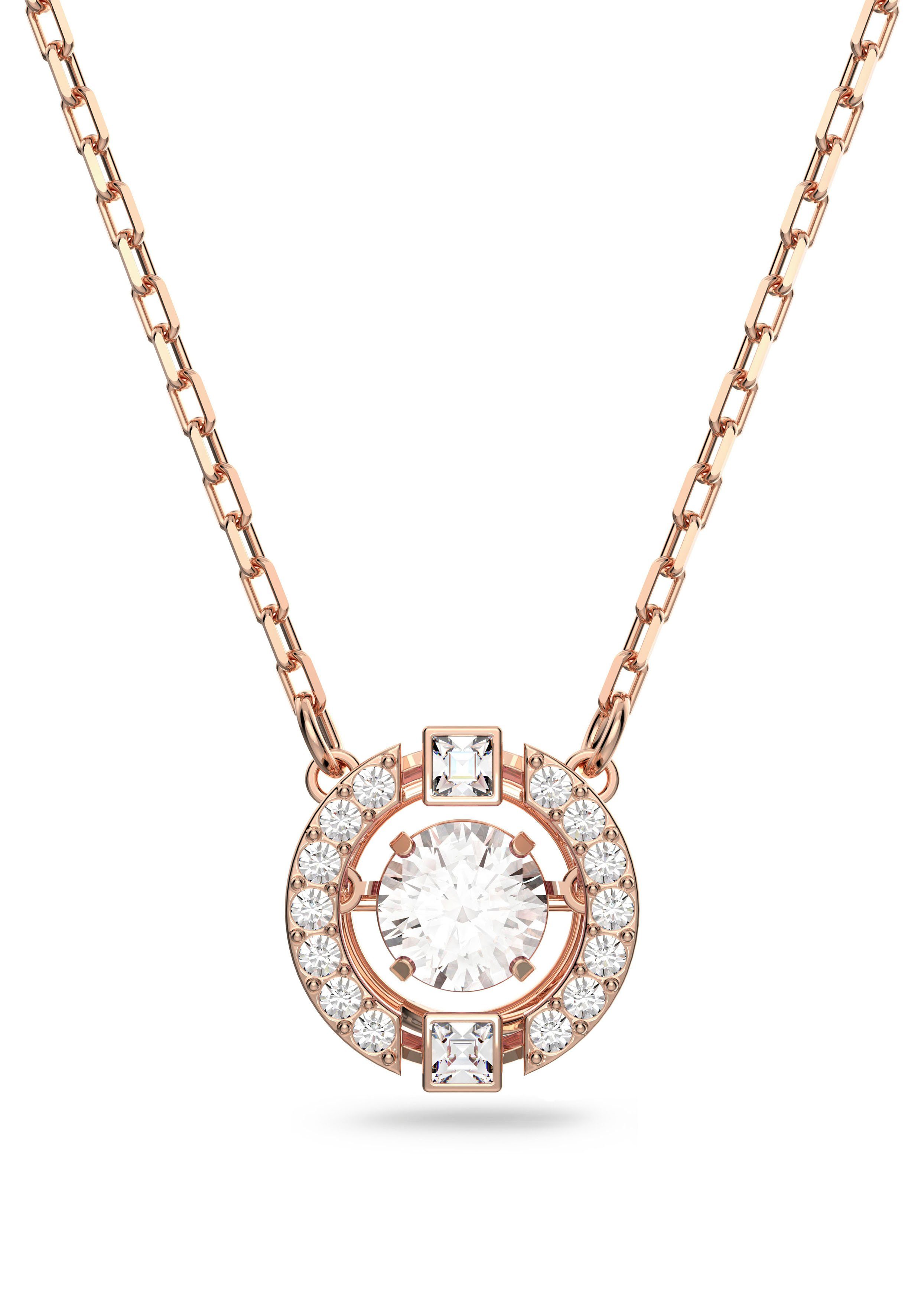 Swarovski Kette mit Anhänger Una Sparkling Dc, mit Swarovski® Kristall günstig online kaufen