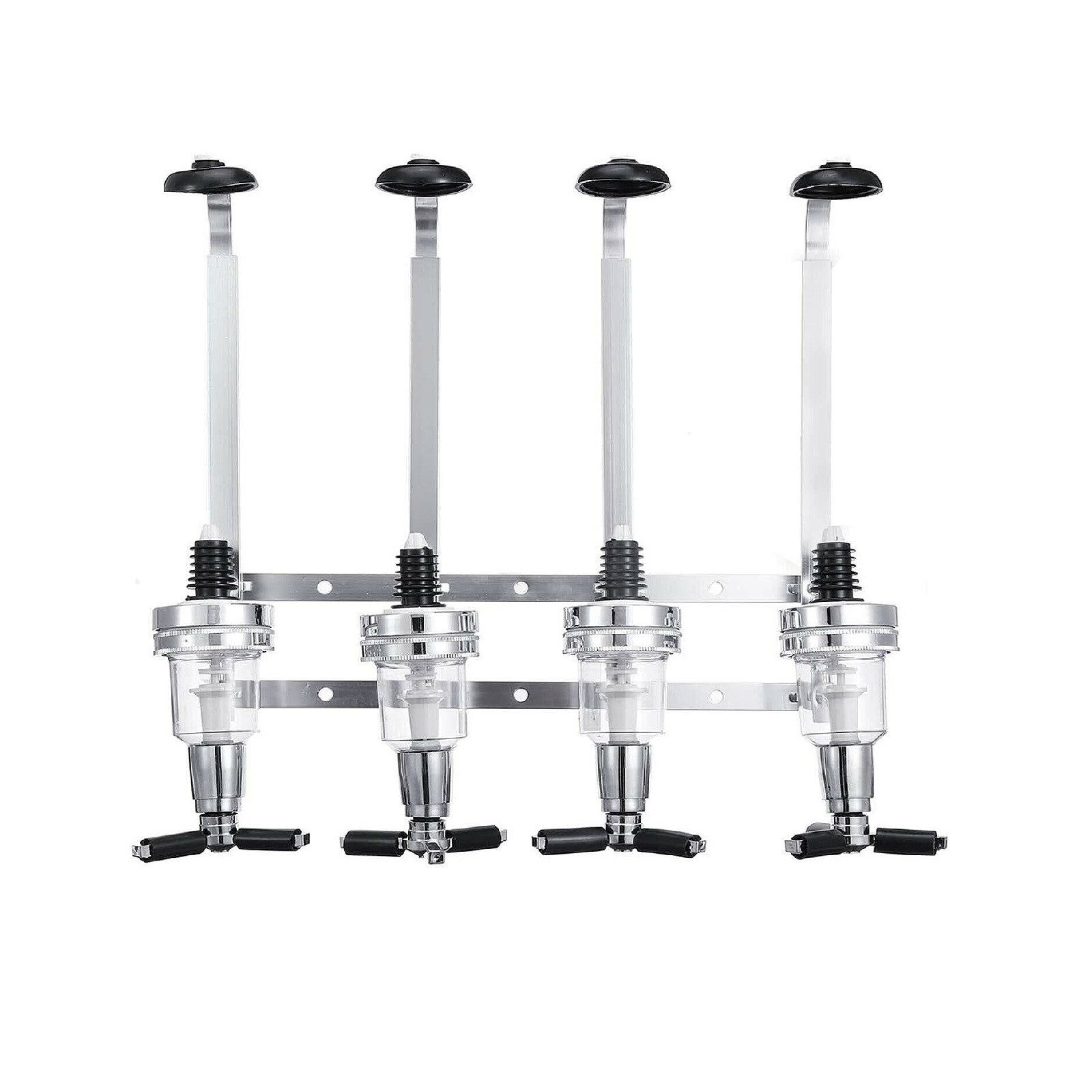 Youyijia Cocktailglas Flaschenhalter Wand, HxBxT: 36 x 35,5 x 11 cm, für 4 Flaschen Schnaps