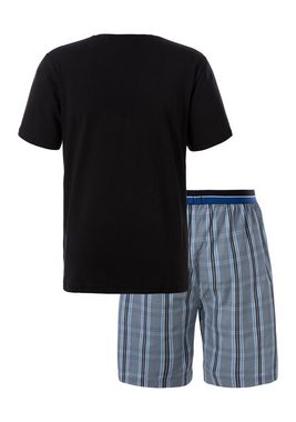 BOSS Pyjama Urban Short Set (Set, 2 tlg., 2er) mit BOSS Logobund