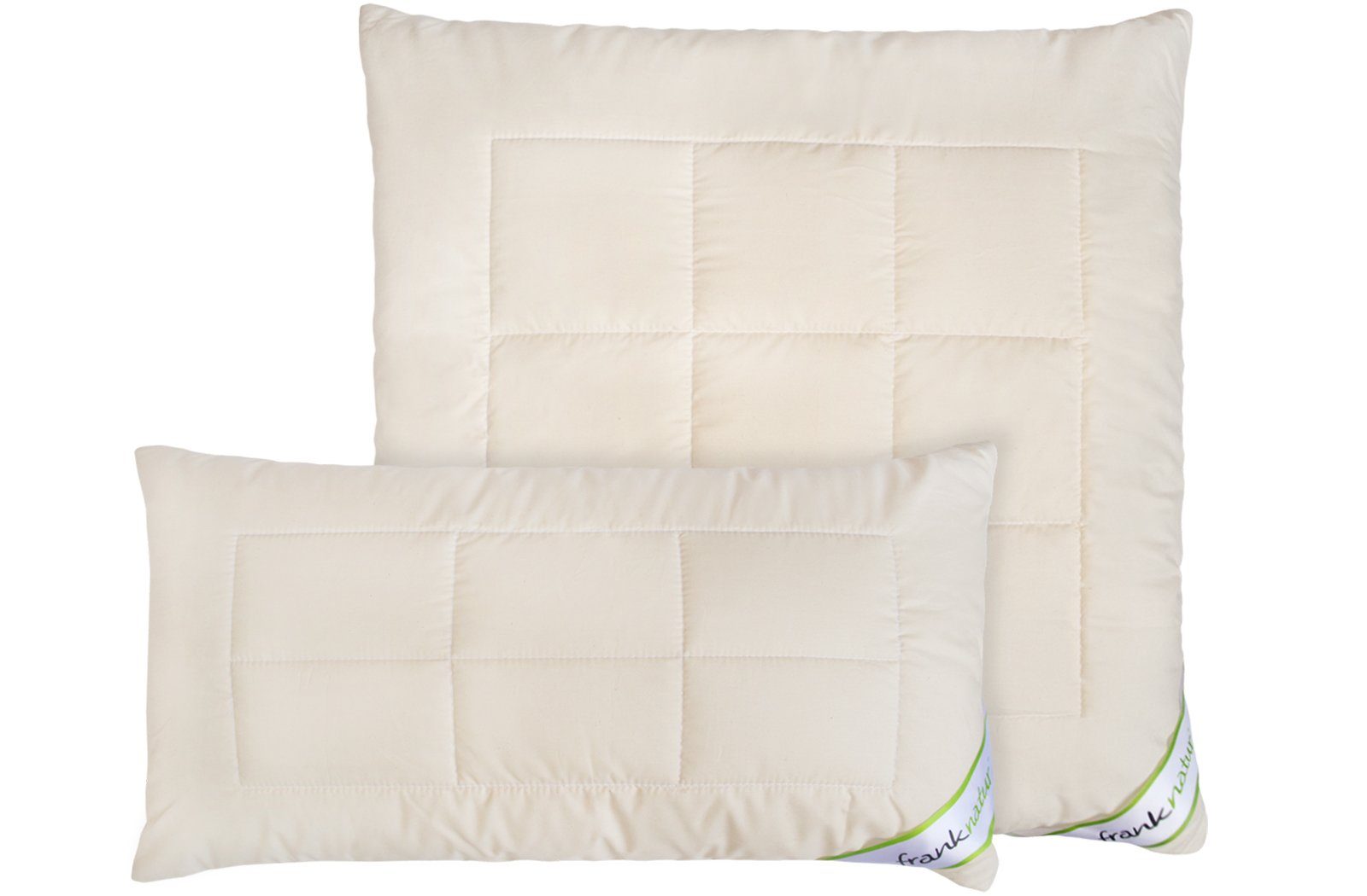 franknatur Подушки Подушки Lyocell, Füllung: 70% Polyester, 30% Lyocell (Tencel), Bezug: 100% Baumwolle kbA, Подушки mit höhenregulierbarer Füllung