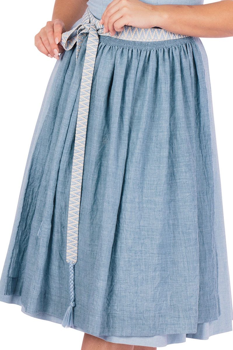 Hammerschmid Dirndl Midi Dirndl 2tlg. - PILLERSEE - eisblau