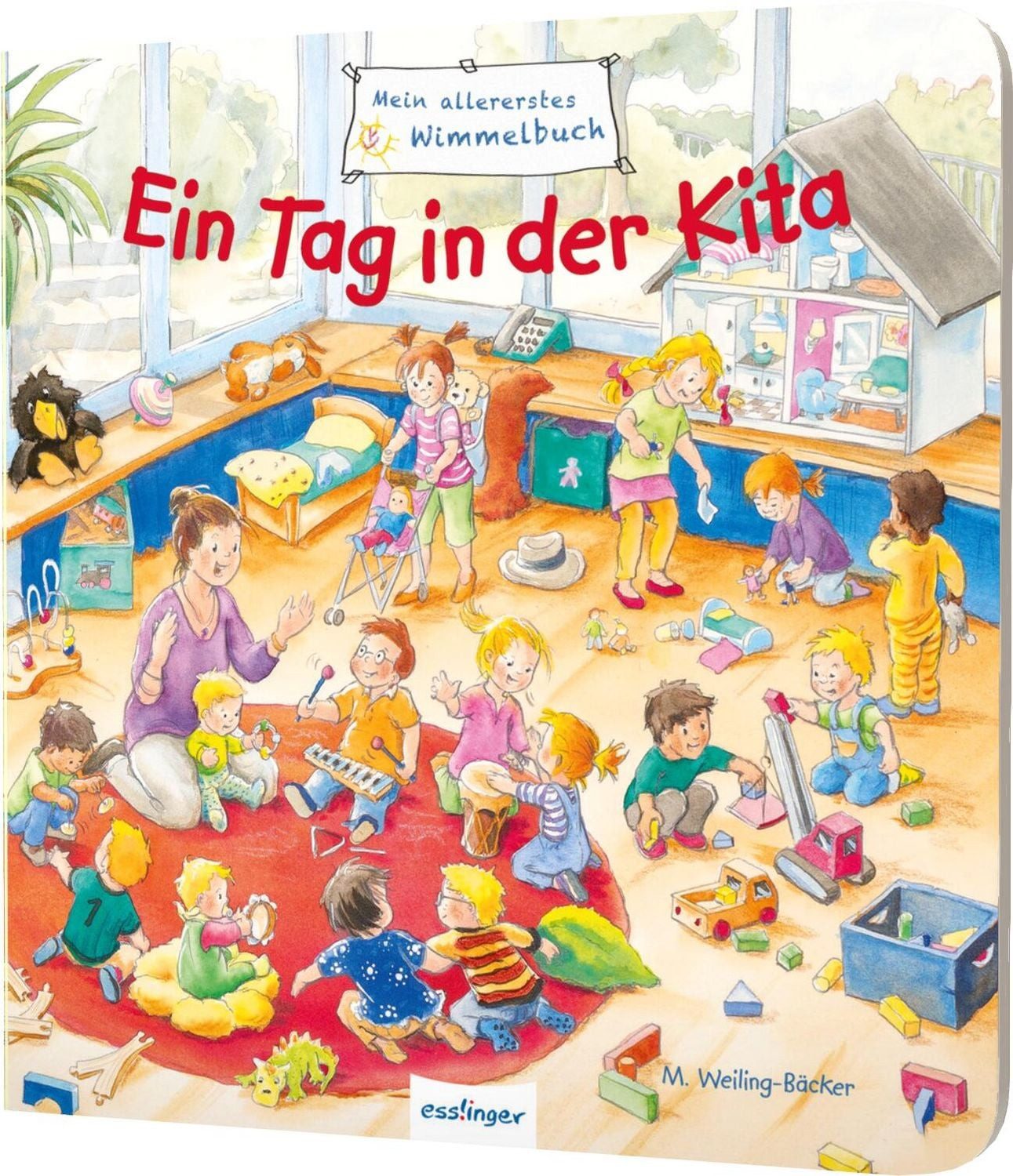 Kinderbuch Mein allererstes Wimmelbuch: Ein Tag in der Kita Für unterwegs und geg Sibylle Schumann