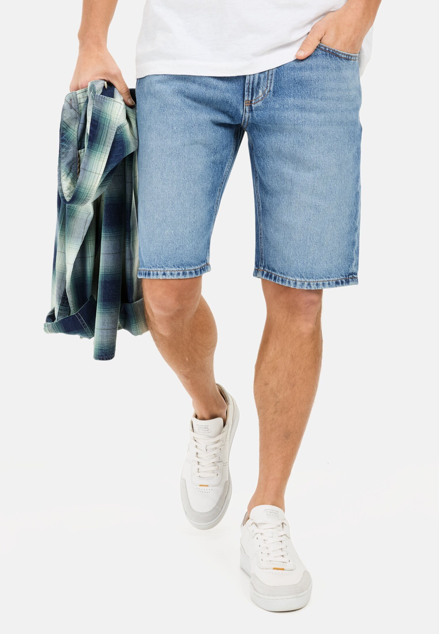 Shorts aus Baumwolle
