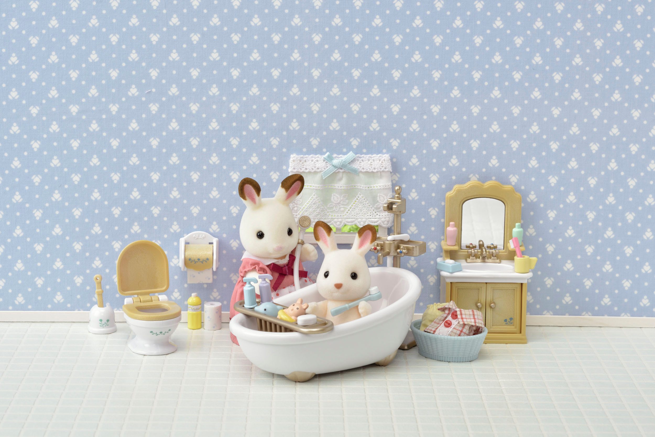 Sylvanian Families Spielwelt Badezimmer im Landhausstil (5286)