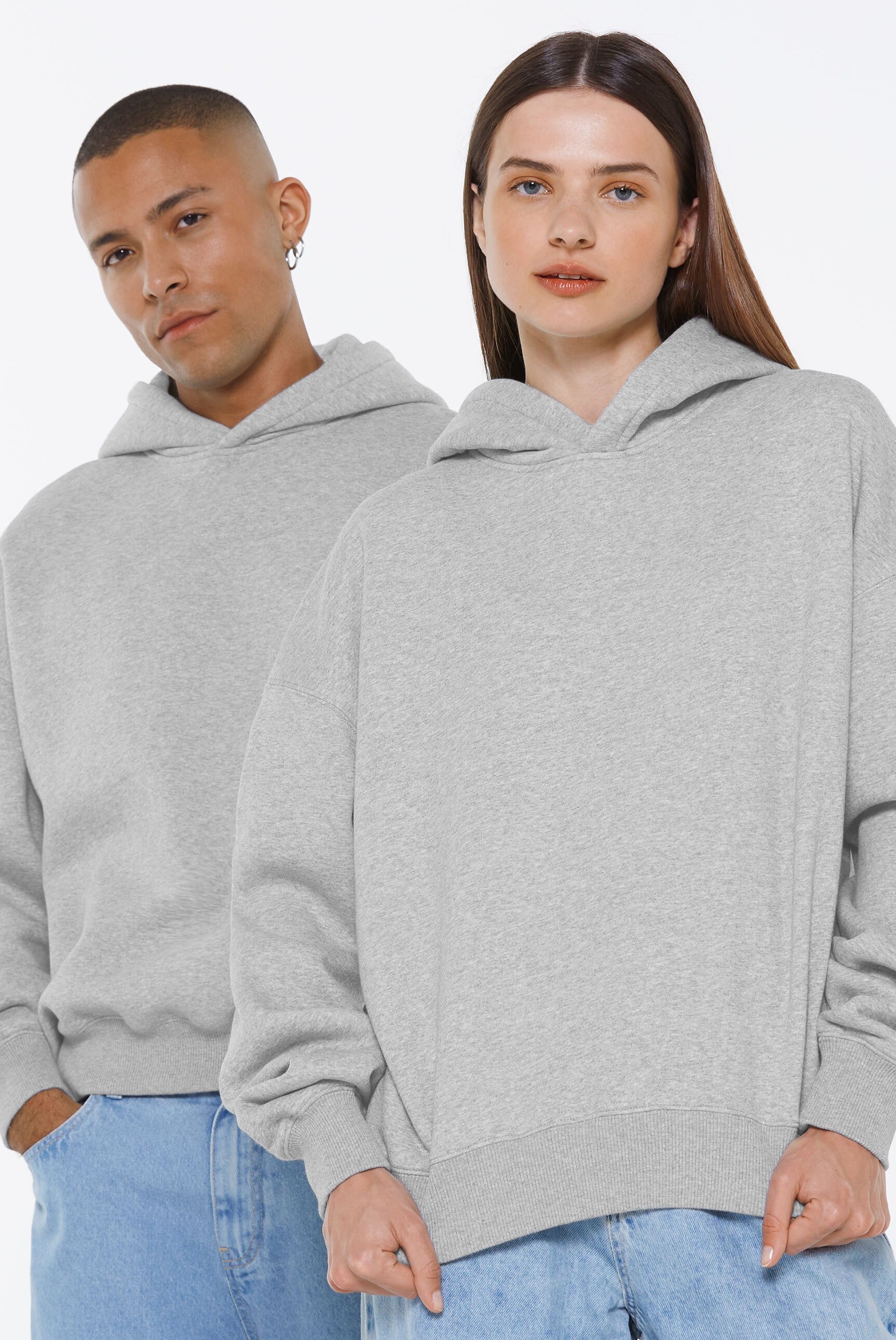 Harlem Soul Kapuzensweatshirt mit überschnittenen Schultern