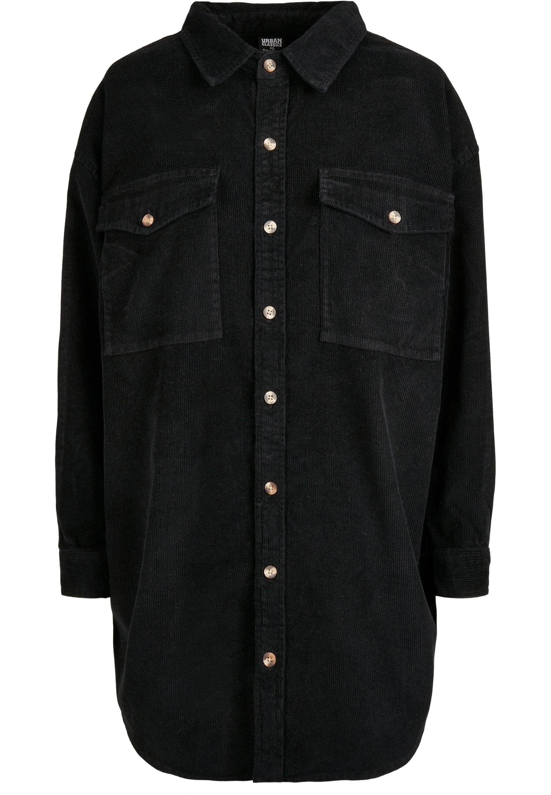 Hemdbluse Urban Classics Damen Ladies Long Corduroy Overshirt