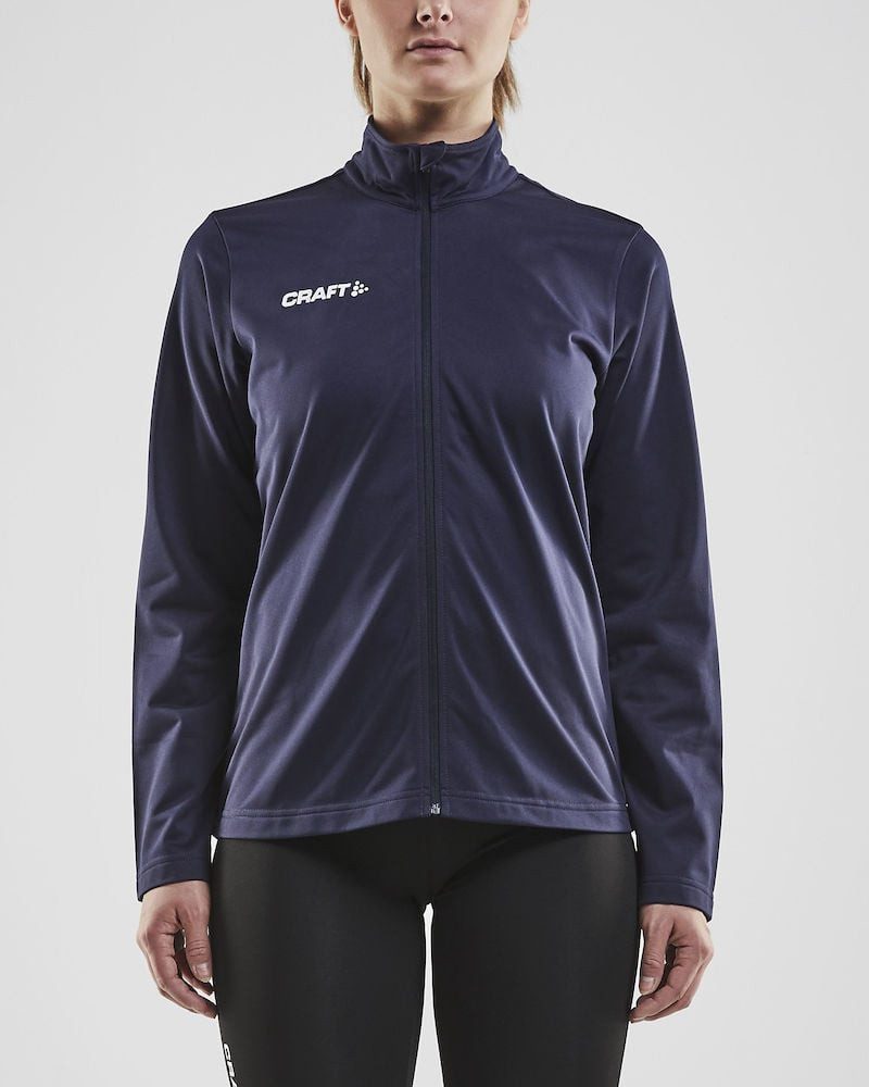 Trainingsjacke Squad - ohne Seitentaschen, bequeme und funktionell - navyblau Damen