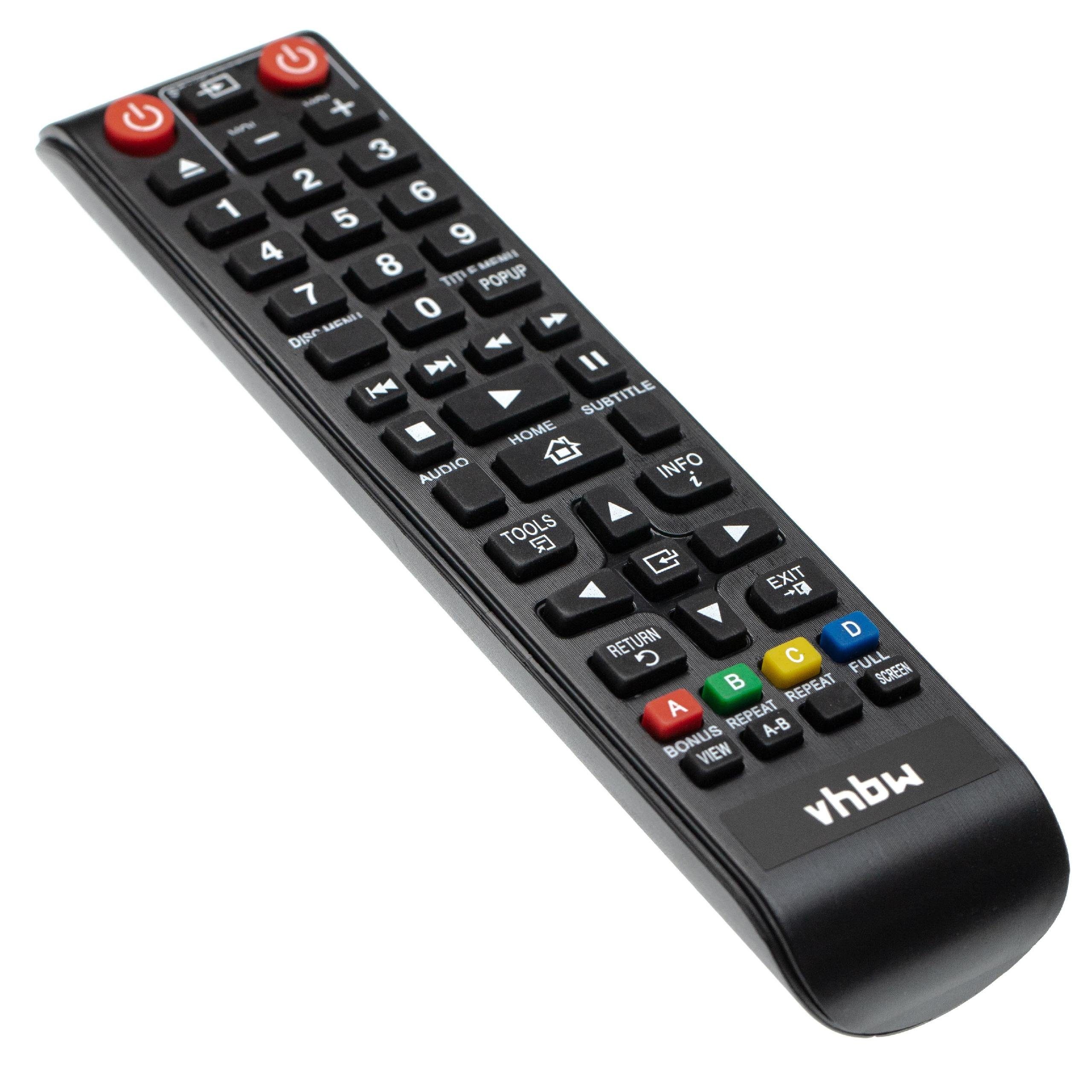 vhbw passend für Samsung BDHM51/ZA, BD-HM51, BDH6500, BDHM51, BD-H6500, Fernbedienung