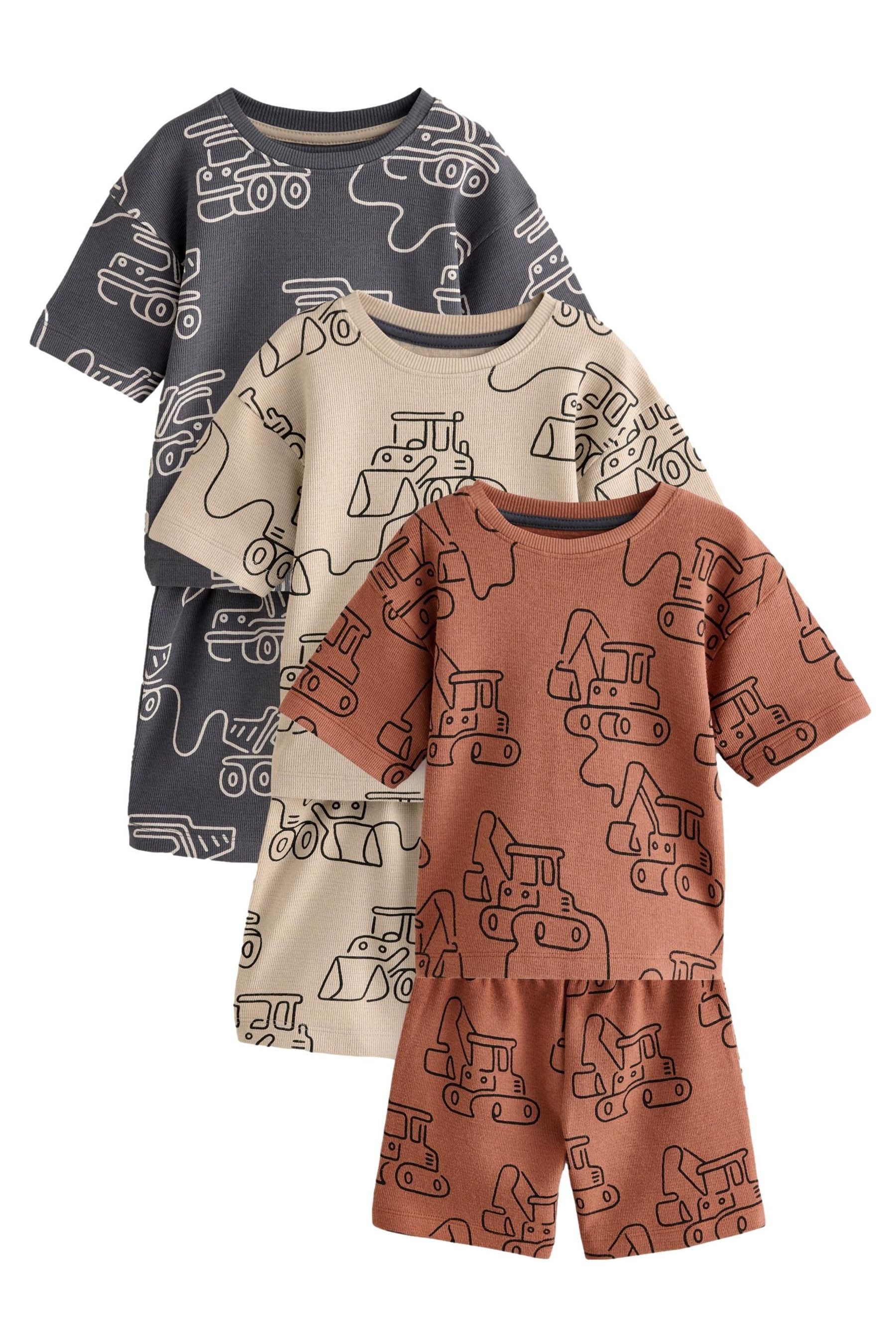 Next Pyjama Kurze Schlafanzüge, 3er-Pack (6 günstig online kaufen