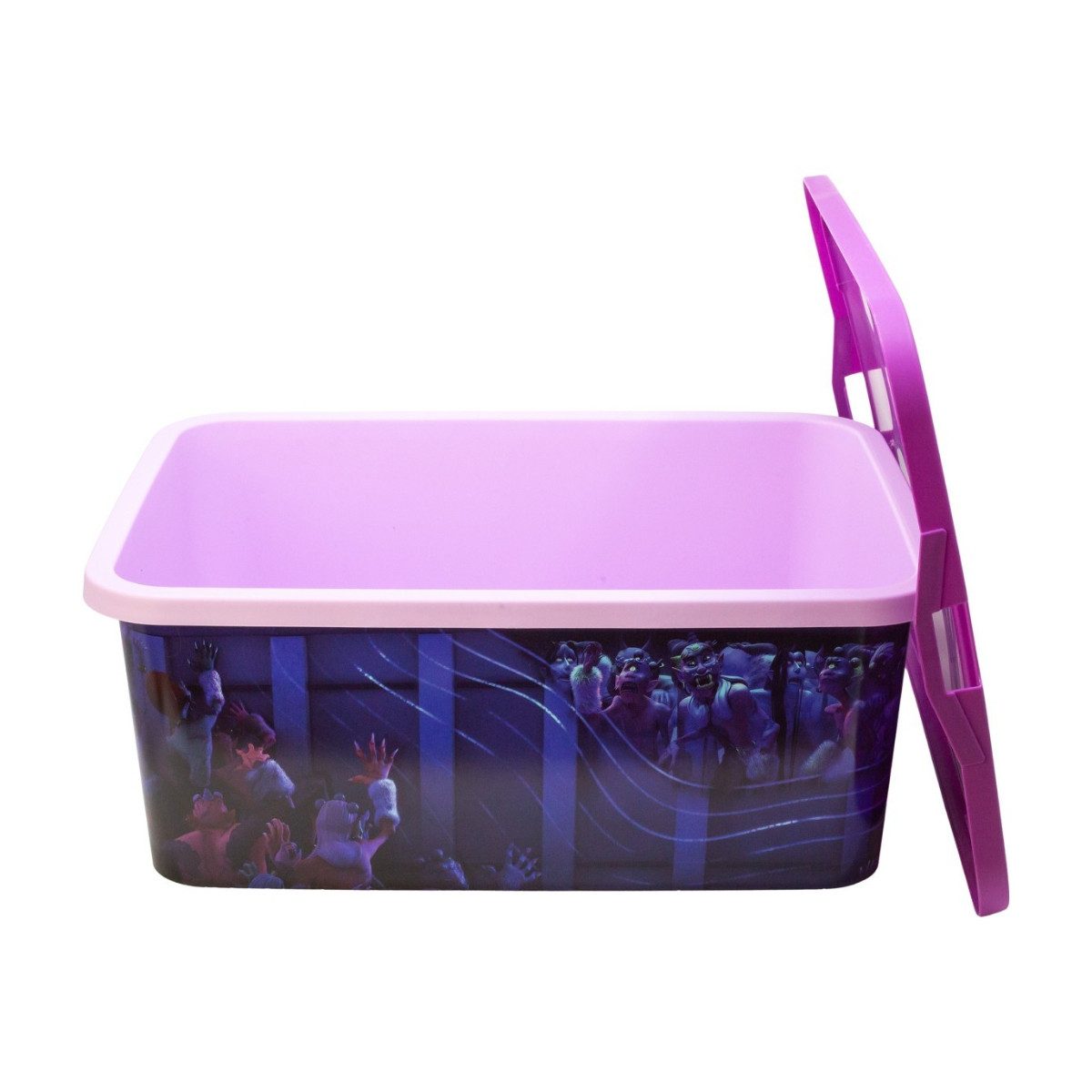 KPop Demon Hunters Aufbewahrungsbox 13 Liter Kinder Ordnungsbox mit Klickverschluss