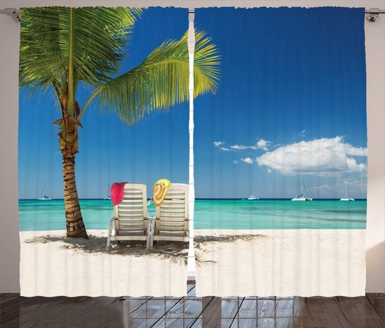 Gardine »Schlafzimmer Kräuselband Vorhang mit Schlaufen und Haken