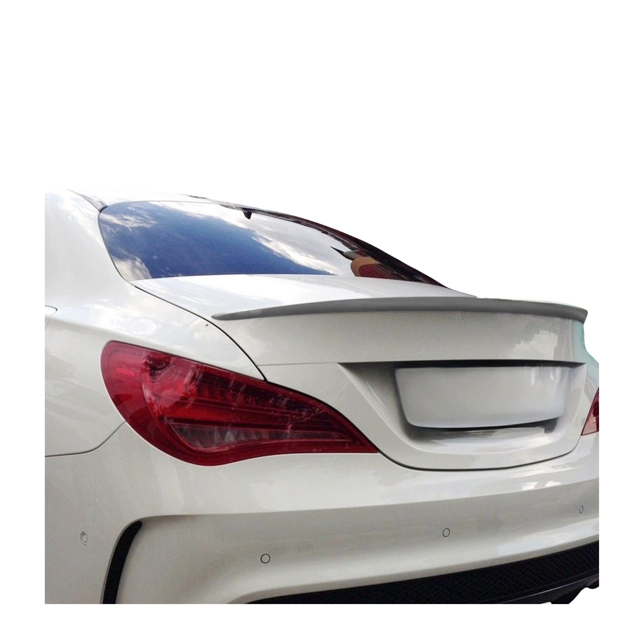 OMAC Heckstoßstange Heckspoiler Heckflügel für Mercedes CLA 2013-2025 Farbe 650 ABS 1tlg, 1-St.