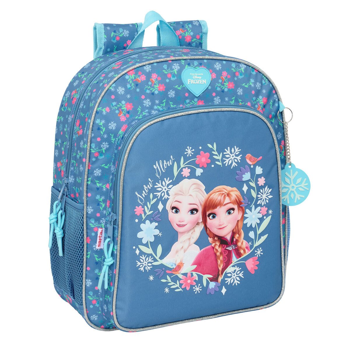 Frozen Rucksack 32 x 38 x 12 cm Kinder Rucksack Frozen Blau 32x38x12 cm