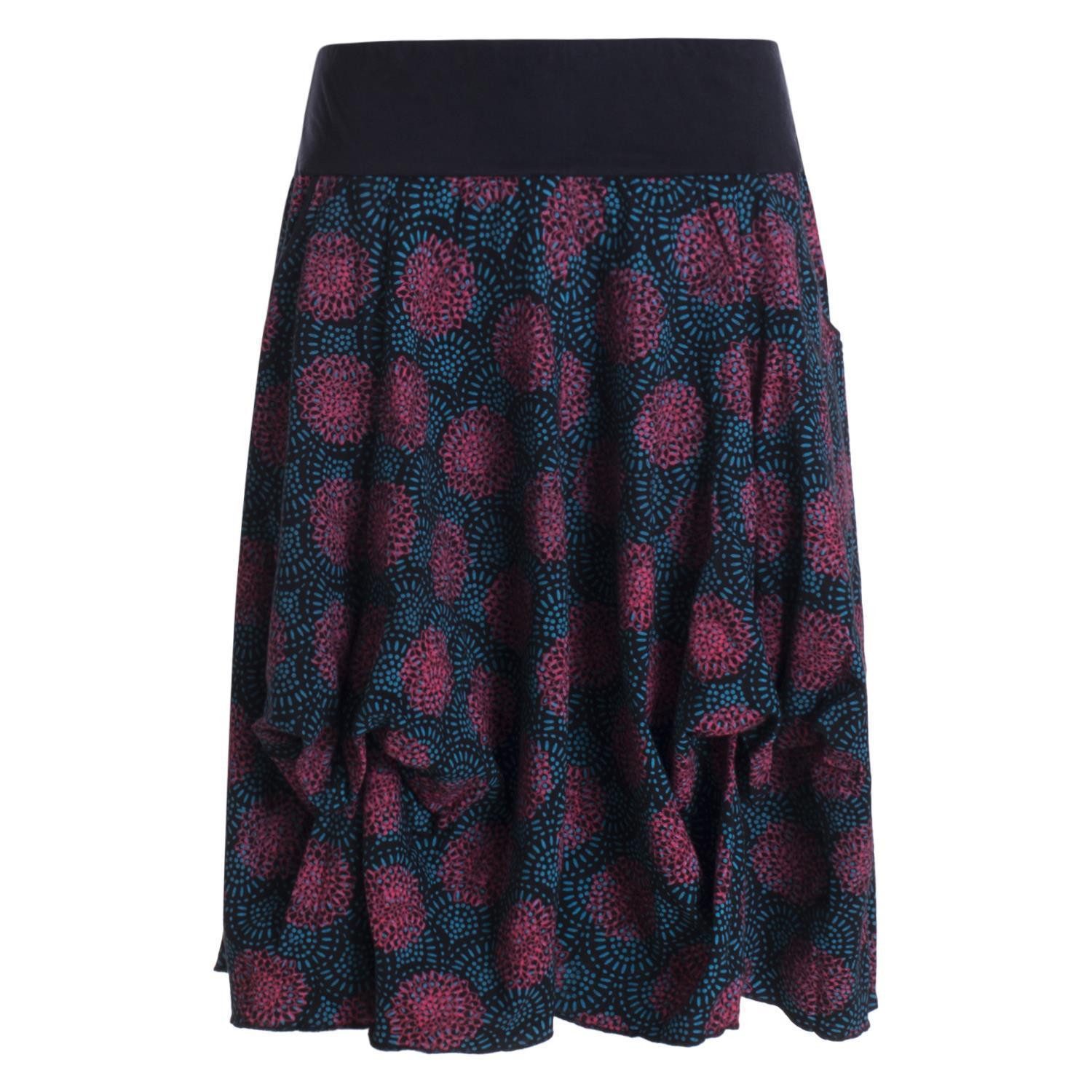 Vishes Jerseyrock Damen Ballon-Rock Knielang Pump-Rock günstig online kaufen
