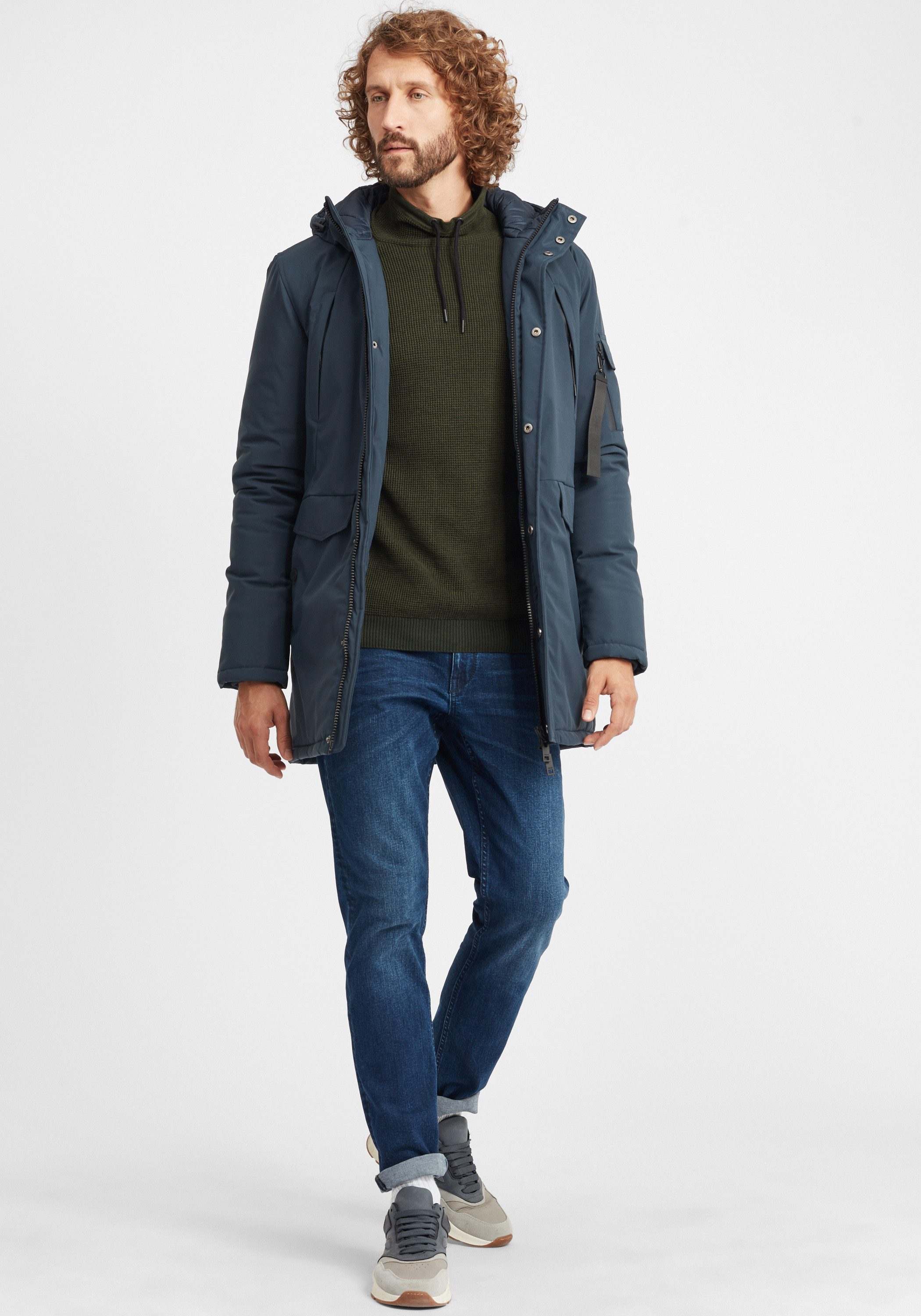 !Solid 5-Pocket-Jeans SDFynn 5-Pocket-Jeans mit Washed-Effekt