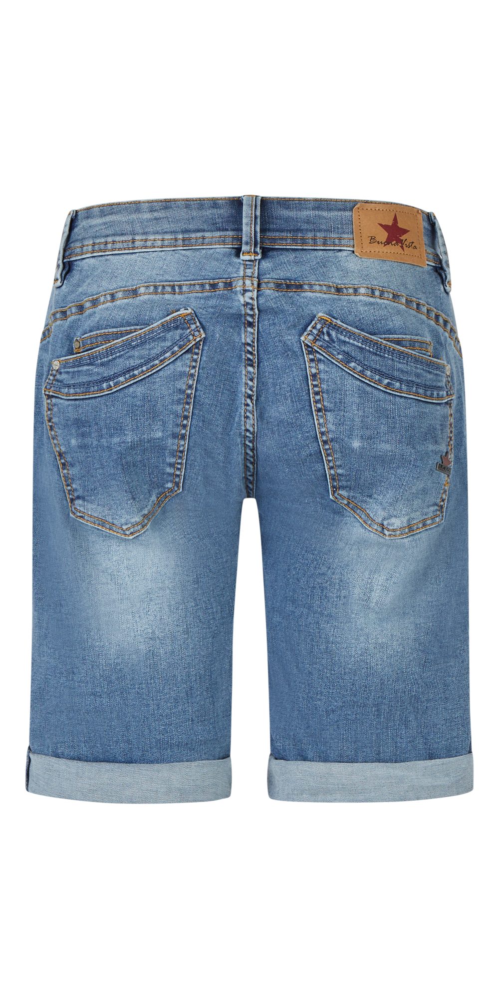Buena Vista Stretch-Jeans BUENA VISTA MALIBU SHORT bright denim BV B5025 410.4478 - Stretch