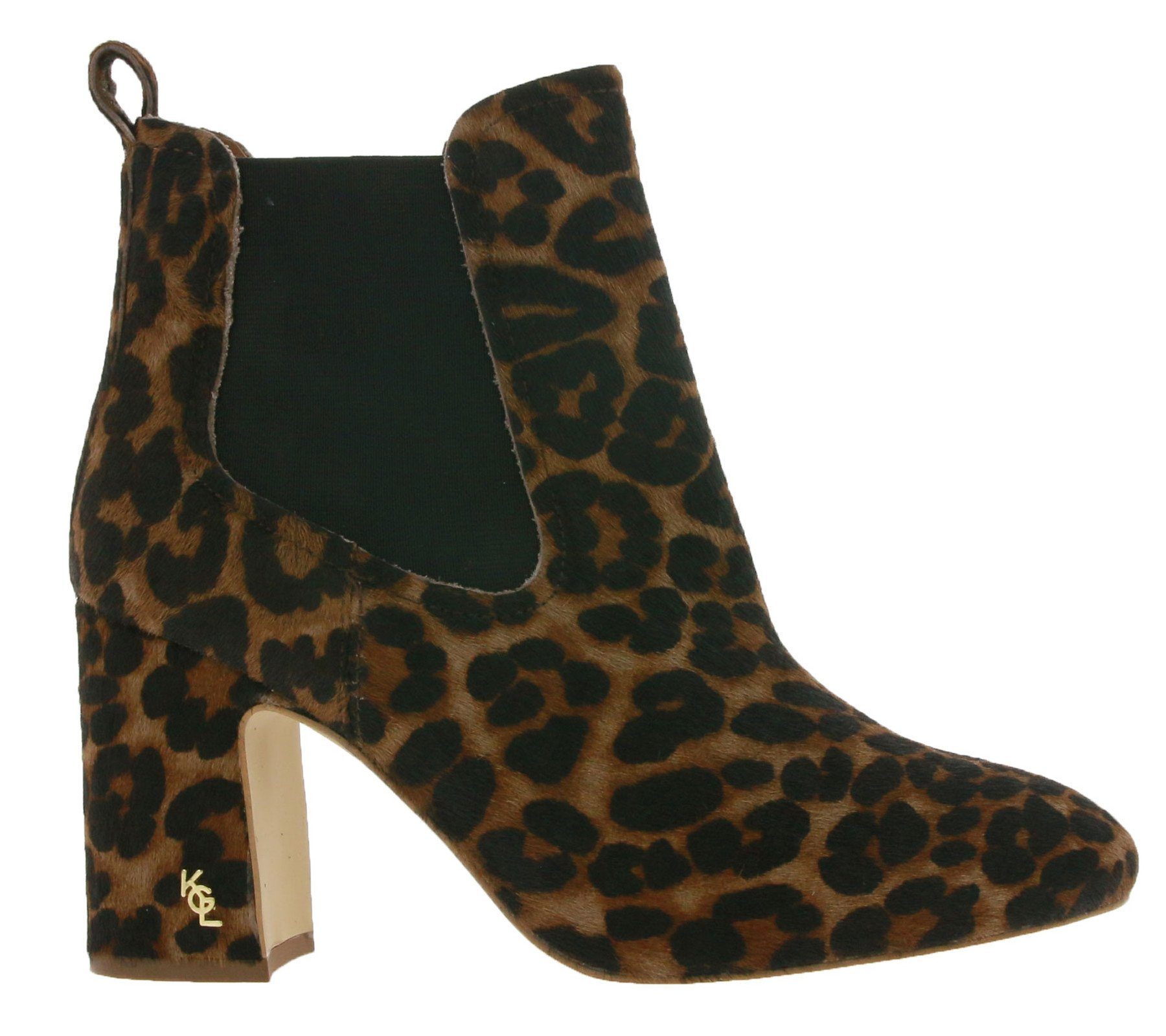 RAYLAN Echtleder-Stiefelette GEIGER Ankle-Boots Ausgeh-Stiefel Braun mit Damen Geiger Animal-Muster klassische KURT Kurt Stiefelette