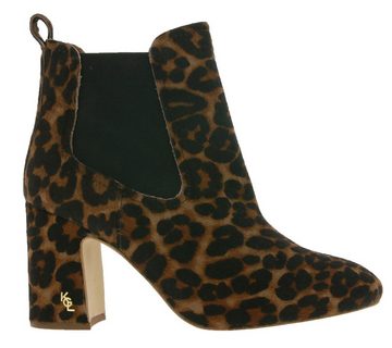 Kurt Geiger KURT GEIGER RAYLAN Echtleder-Stiefelette klassische Damen Ankle-Boots Ausgeh-Stiefel mit Animal-Muster Braun Stiefelette