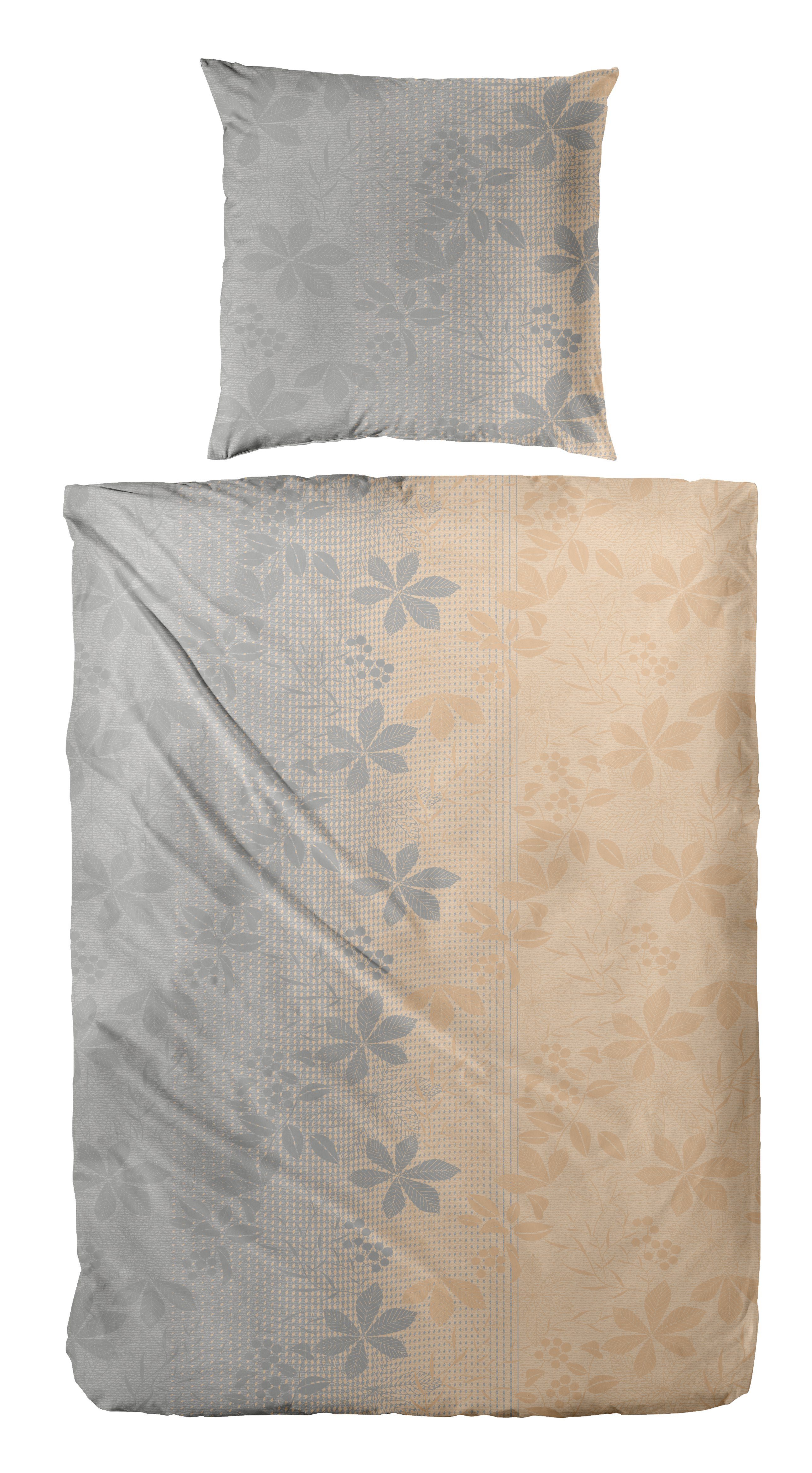 Primera Bettwäsche Feinbiber-Bettwäsche Maple, Feinbiber, 2 teilig, mit flo günstig online kaufen