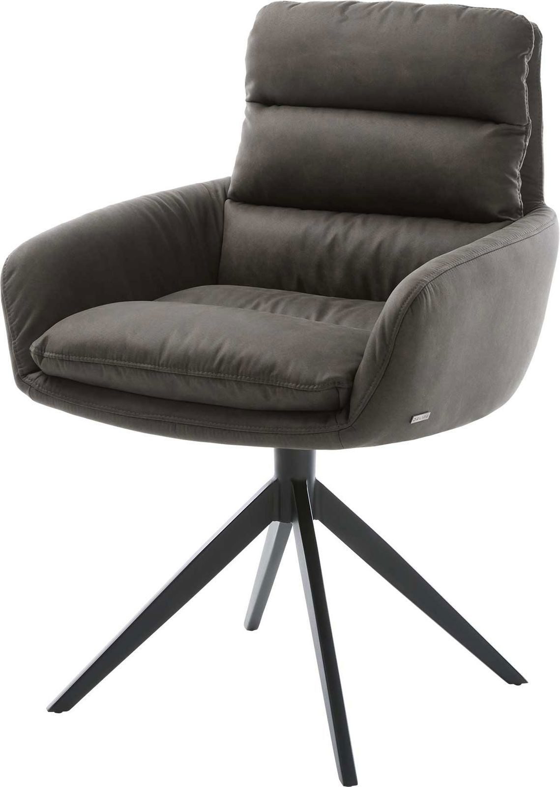 DELIFE Polsterstuhl Abelia-Flex, mit Armlehnen Kreuzgestell günstig online kaufen