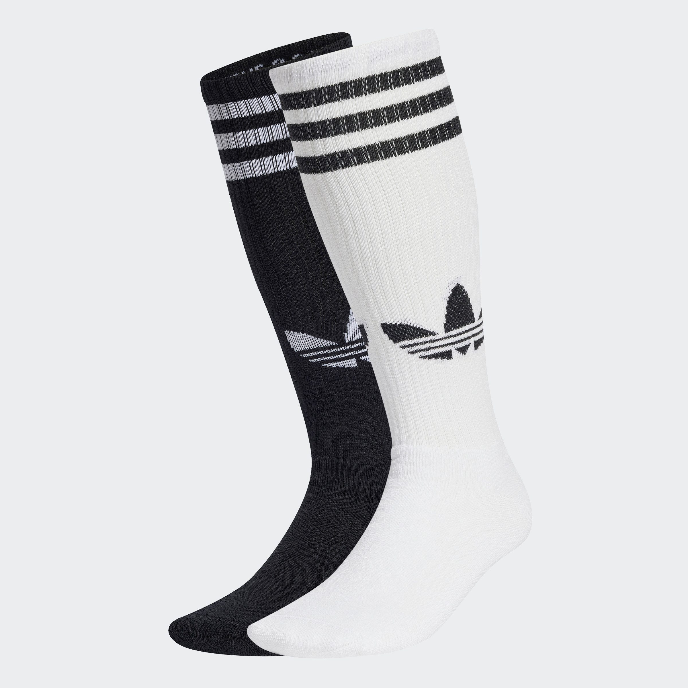 adidas Originals Sportsocken KNEE SOCK 2PP (2-Paar) Kniestrümpfe mit drei S günstig online kaufen