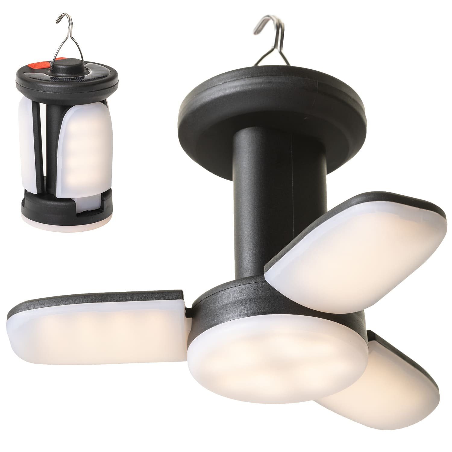 Skandika LED Gartenleuchte, aufklappbar, Solarzelle, dimmbar, 3600 mAh, 400 günstig online kaufen