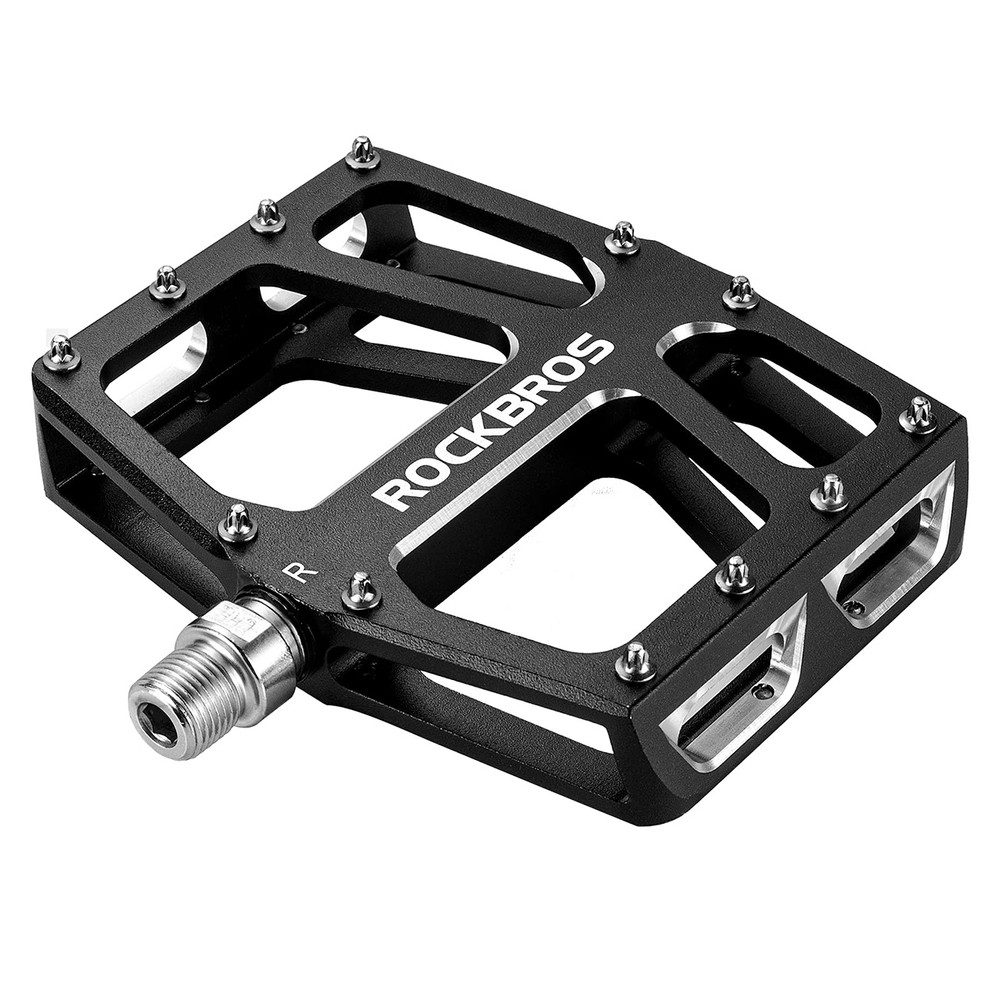 ROCKBROS Fahrradpedale Plattformpedale Mountainbikepedale Trekkingpedale (Spar-Set, 2-tlg., 12 x 13 x 3 cm rutschfest)
