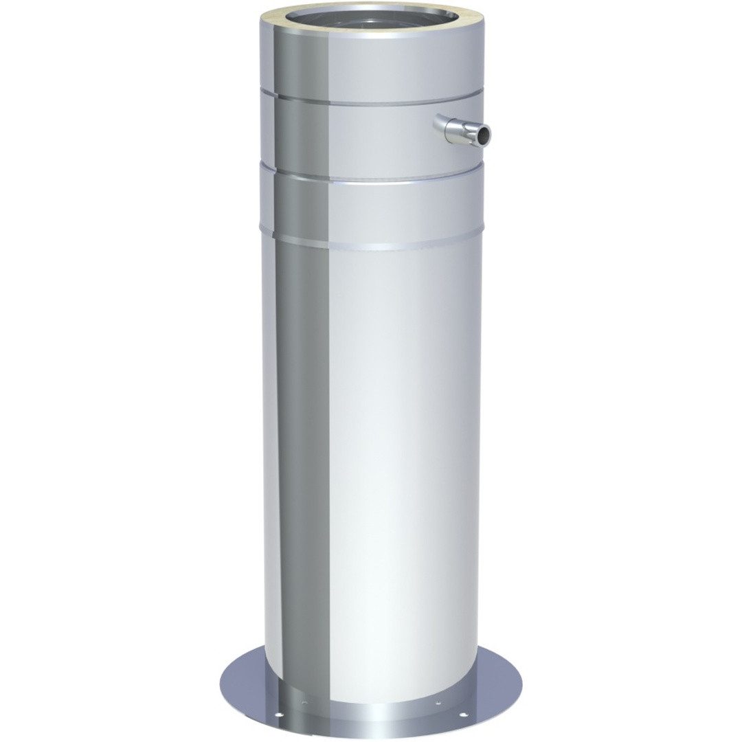 Jeremias Schornstein DW-ECO 2.0 Ø150mm Teleskopstütze 190-630mm inkl. Teleskopkopf m, Ø 150 mm