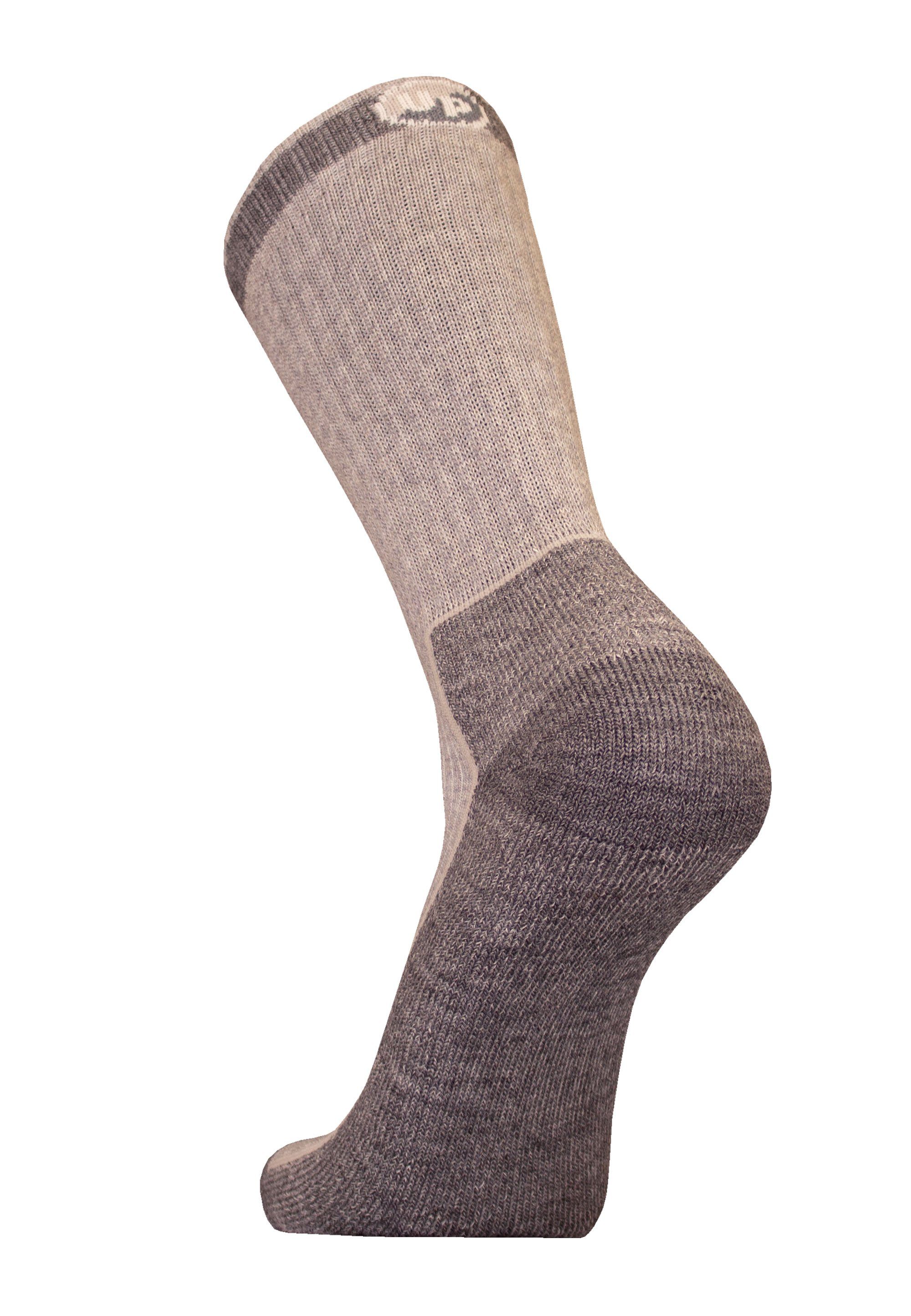 UphillSport Socken HONKA elastischer (1-Paar) mit hellgrau Flextech-Struktur