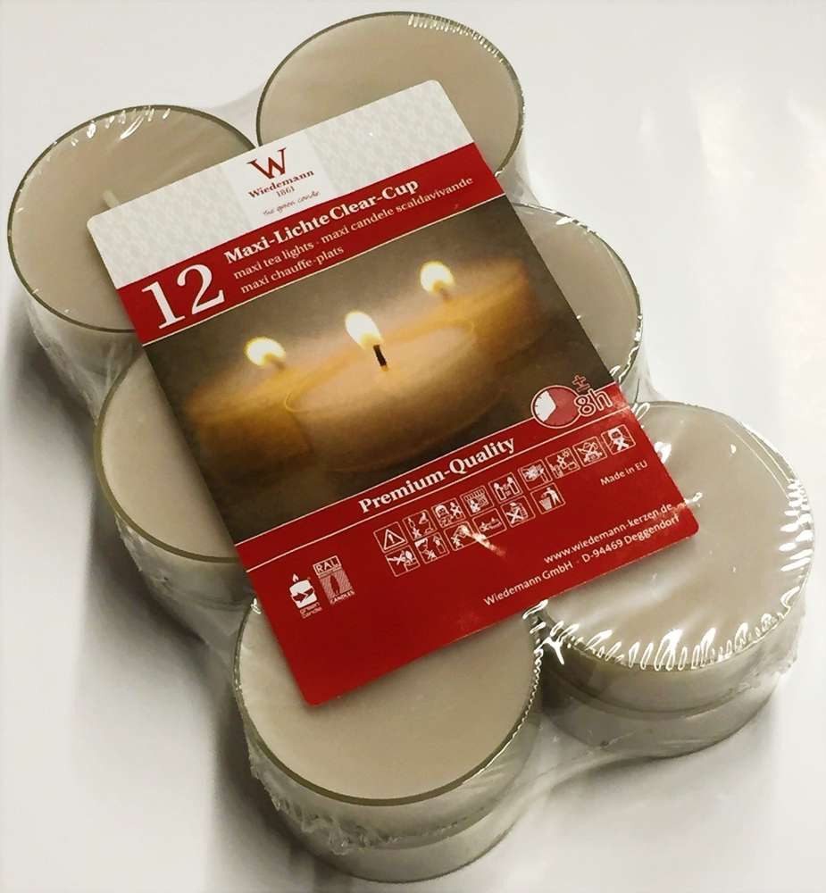 Wiedemann Teelicht 12x Maxi-Teelicht, 2,1x5,6cm. 12 günstig online kaufen