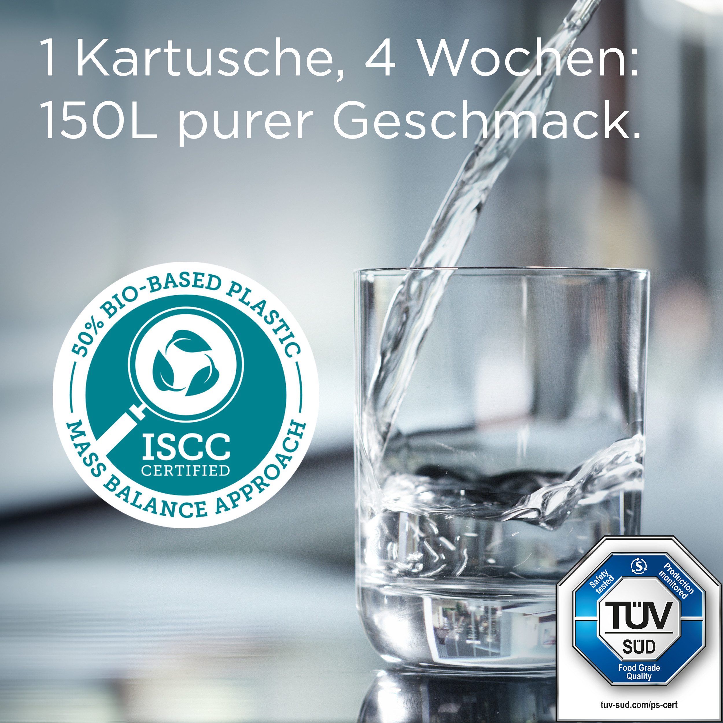 BRITA Wasserfilter Kartusche MAXTRA PRO Pure Performance 6er-Pack Halbjahrespack, Original Ersatz-Wasserfilter für BRITA-Kannen, filtert Chlor…